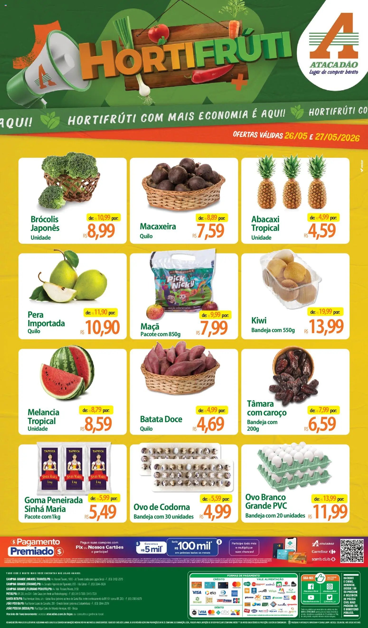 Atacadão folheto a partir de 26/05/2026 Atacadão ofertas - PB (2026-05-26 - 2026-05-27)