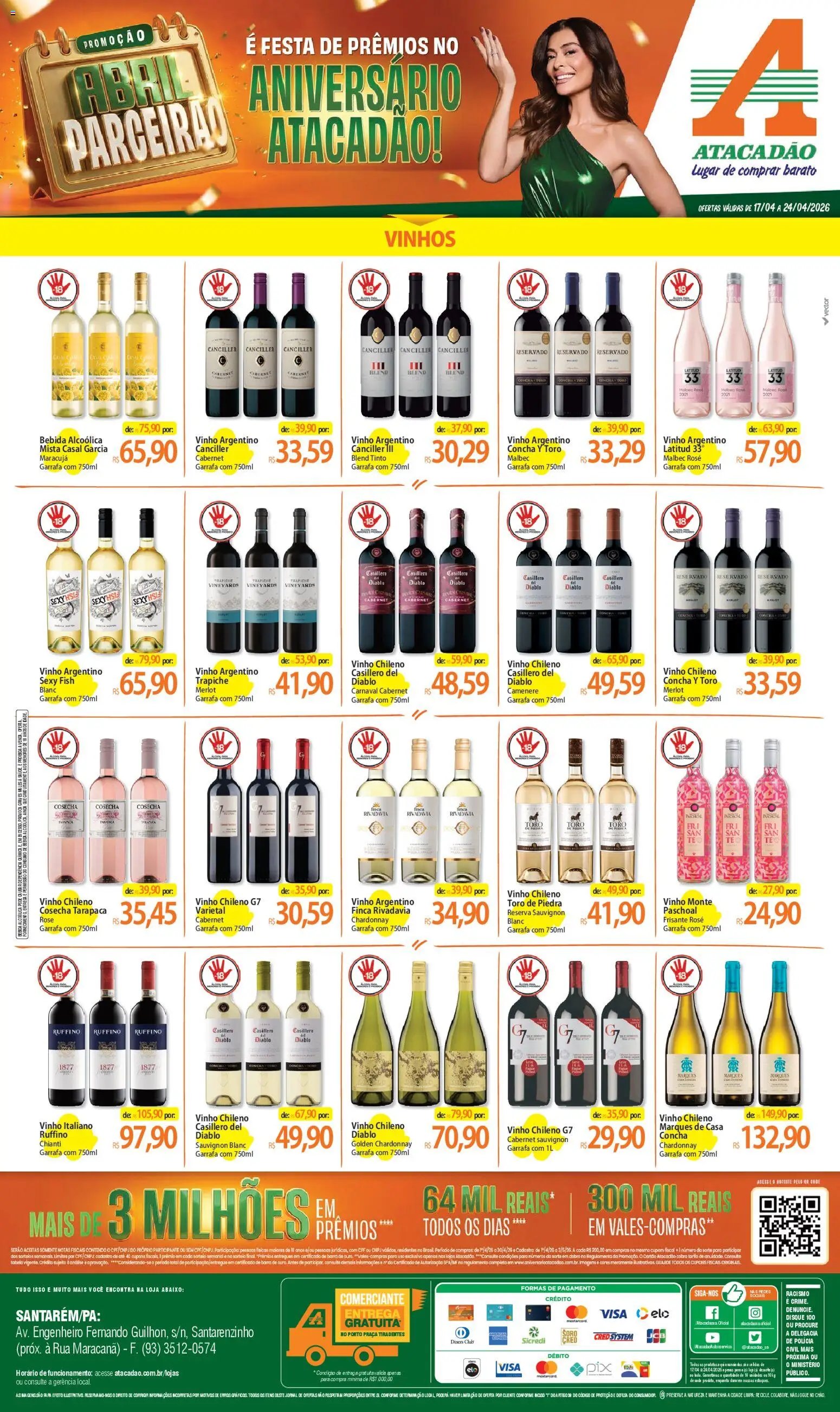 Atacadão folheto a partir de 17/04/2026 Atacadão ofertas - PA (2026-04-17 - 2026-04-24)