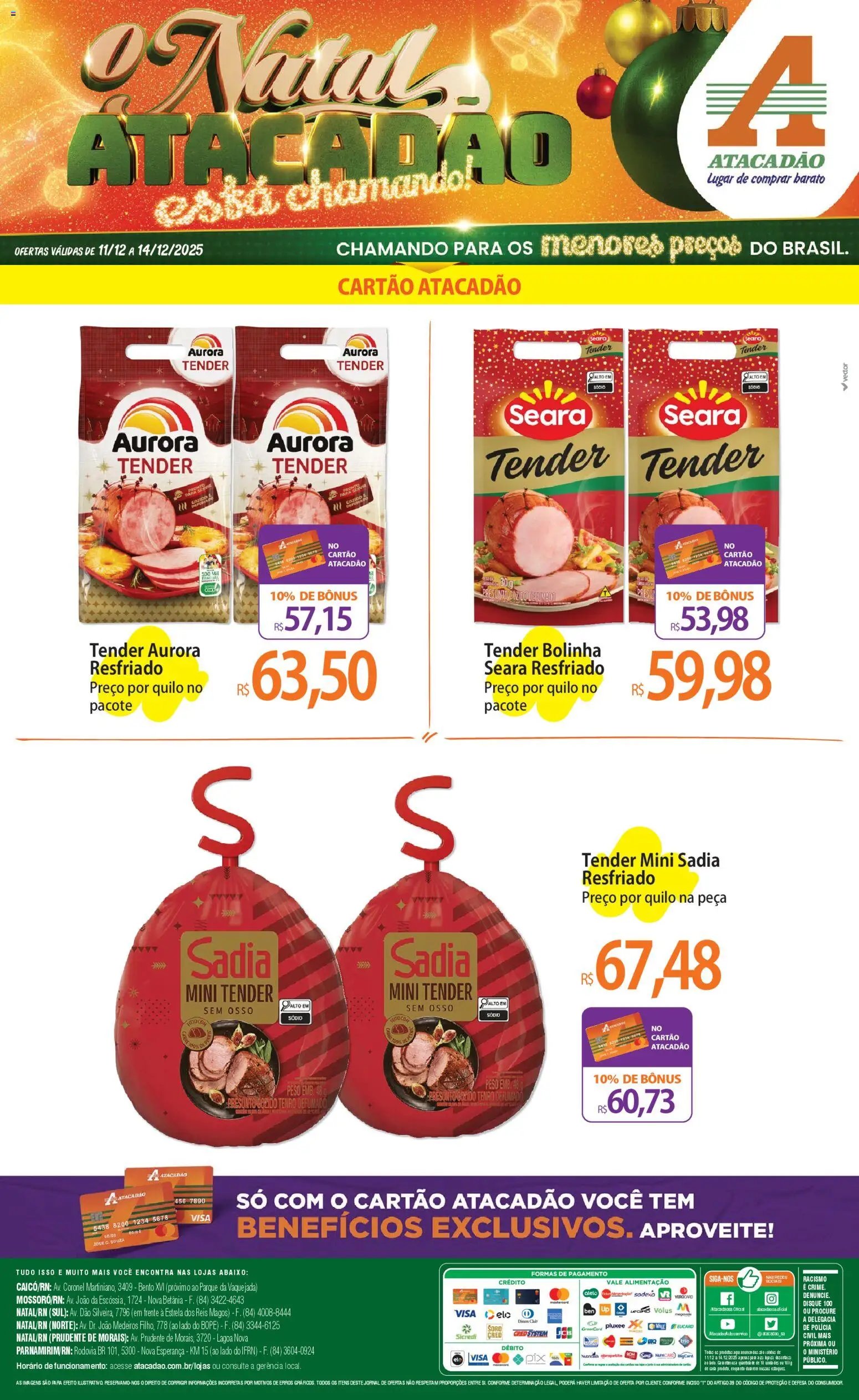 Atacadão folheto a partir de 11/12/2025 Ofertas - RN (2025-12-11 - 2025-12-14)