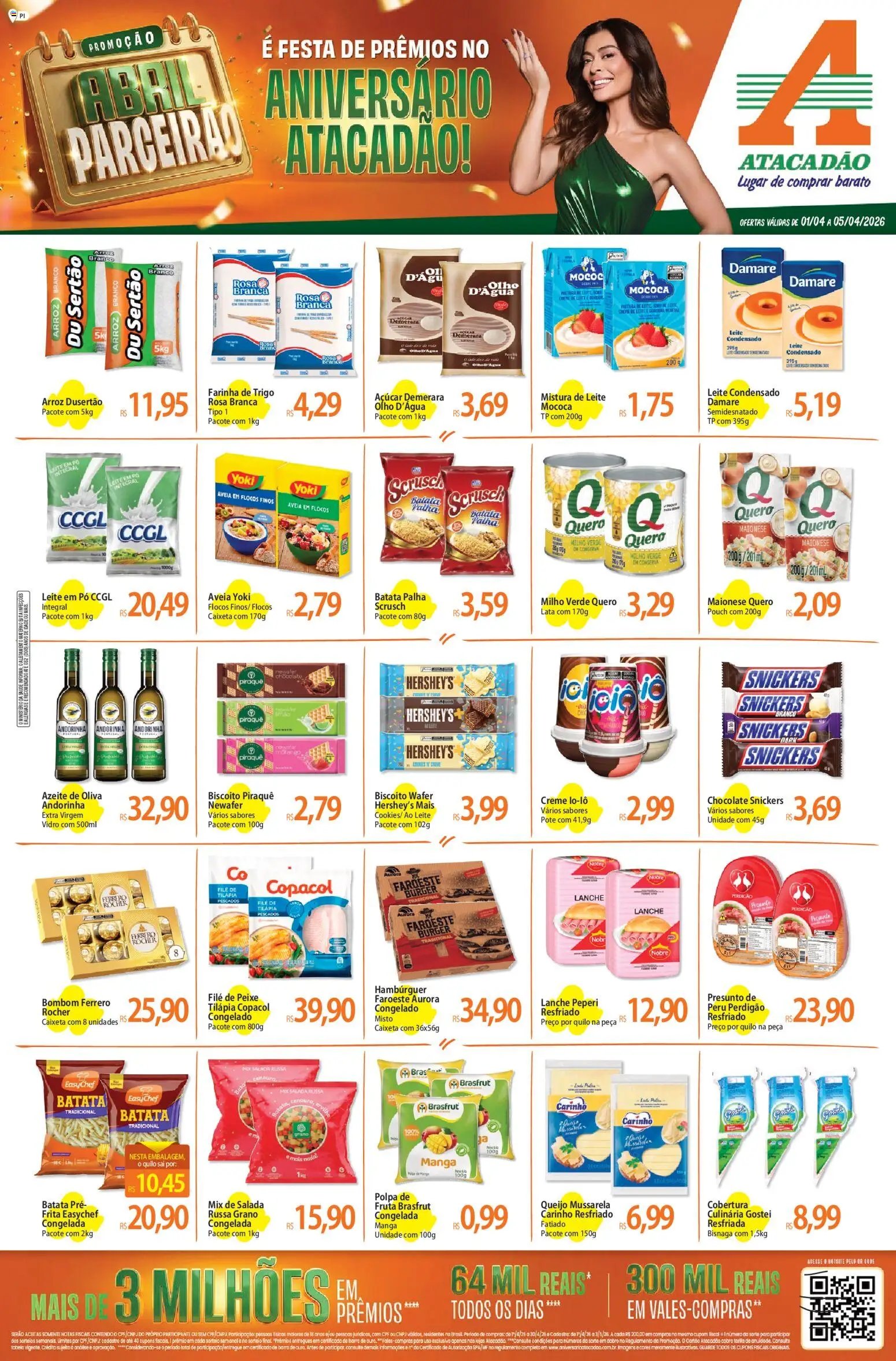 Atacadão folheto a partir de 01/04/2026 Atacadão ofertas - PI (2026-04-01 - 2026-04-05)