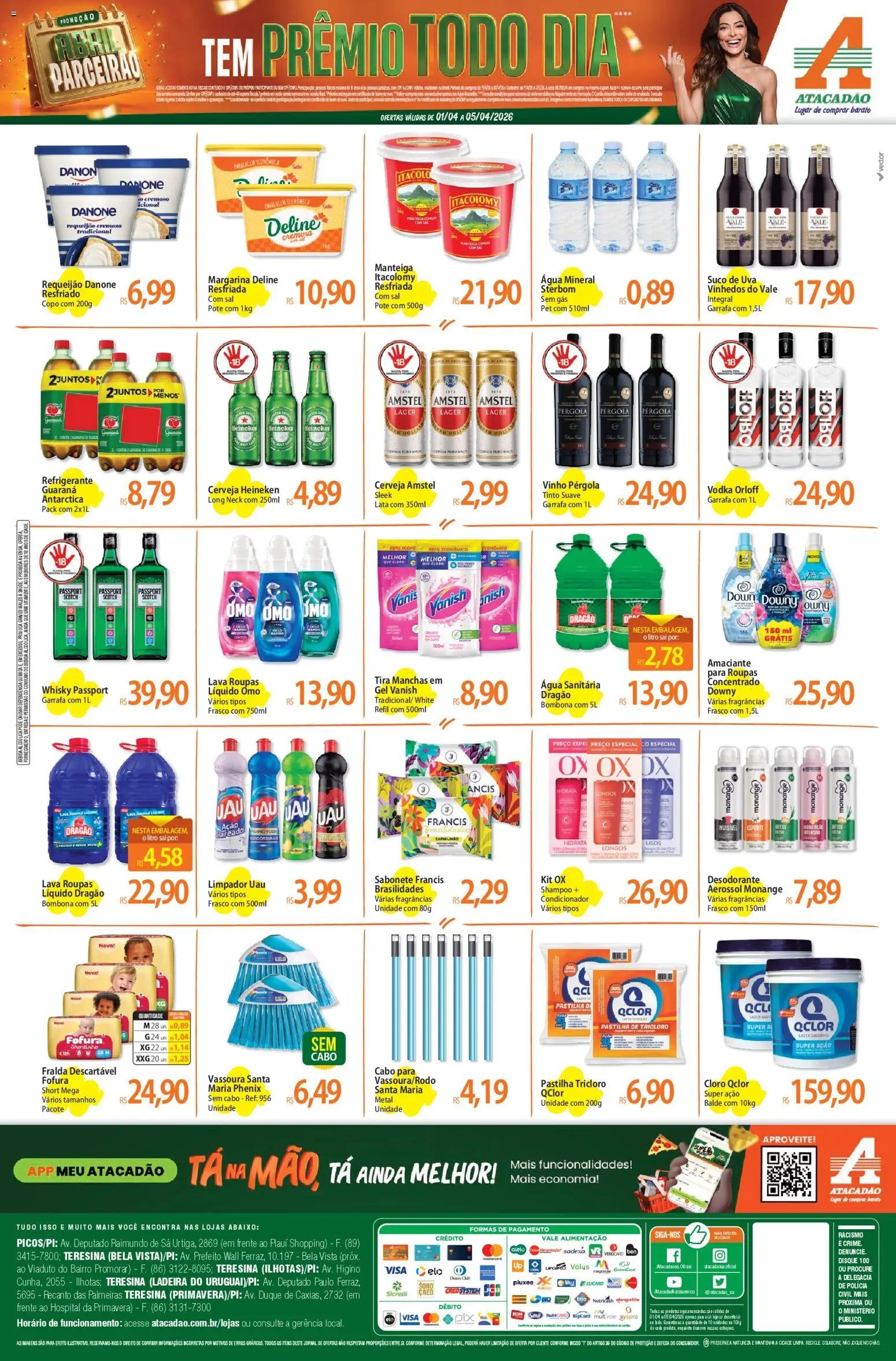 Atacadão folheto a partir de 01/04/2026 Atacadão ofertas - PI (2026-04-01 - 2026-04-05)