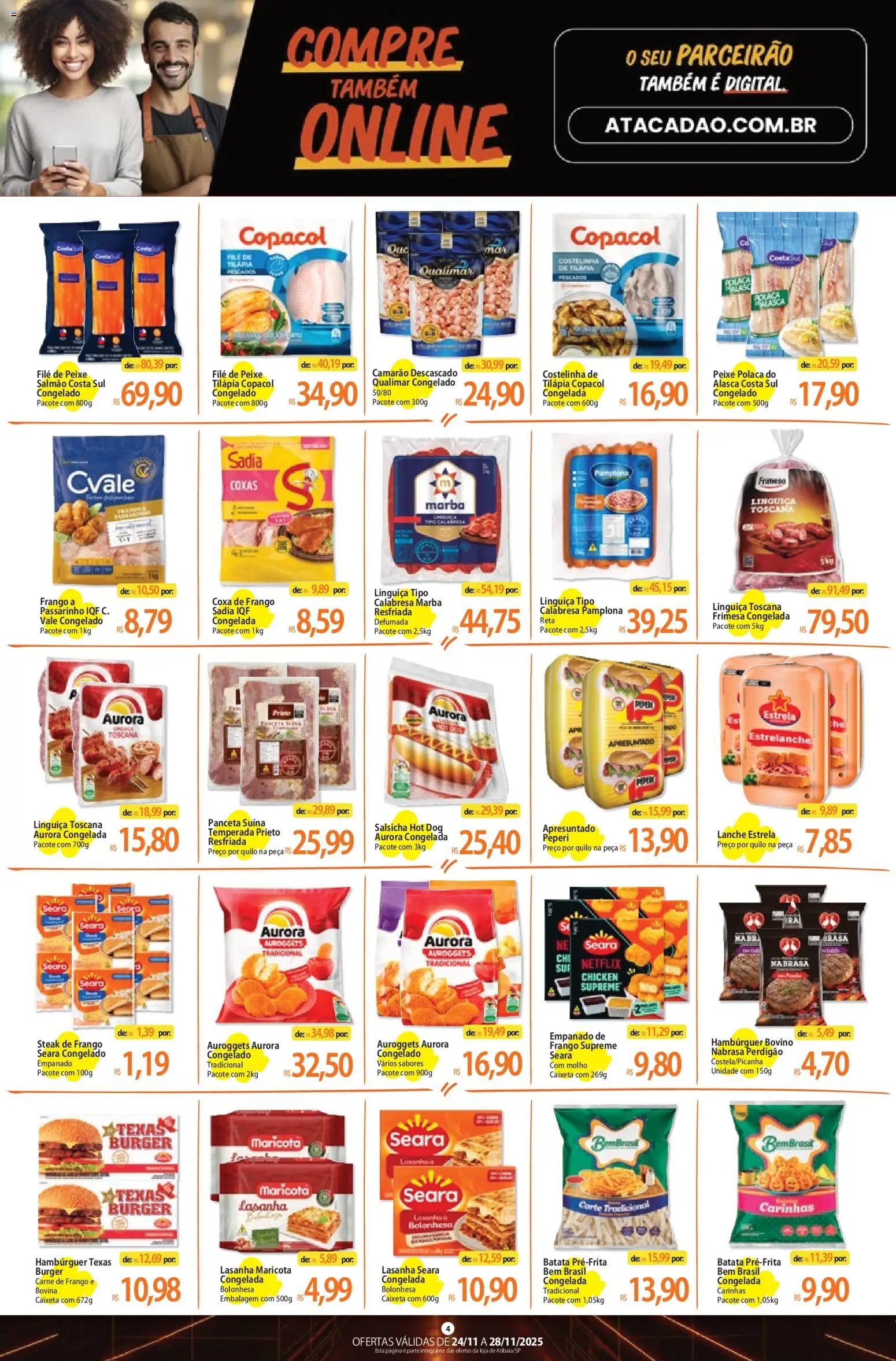 Atacadão folheto a partir de 24/11/2025 Ofertas - SP (2025-11-24 - 2025-11-28)