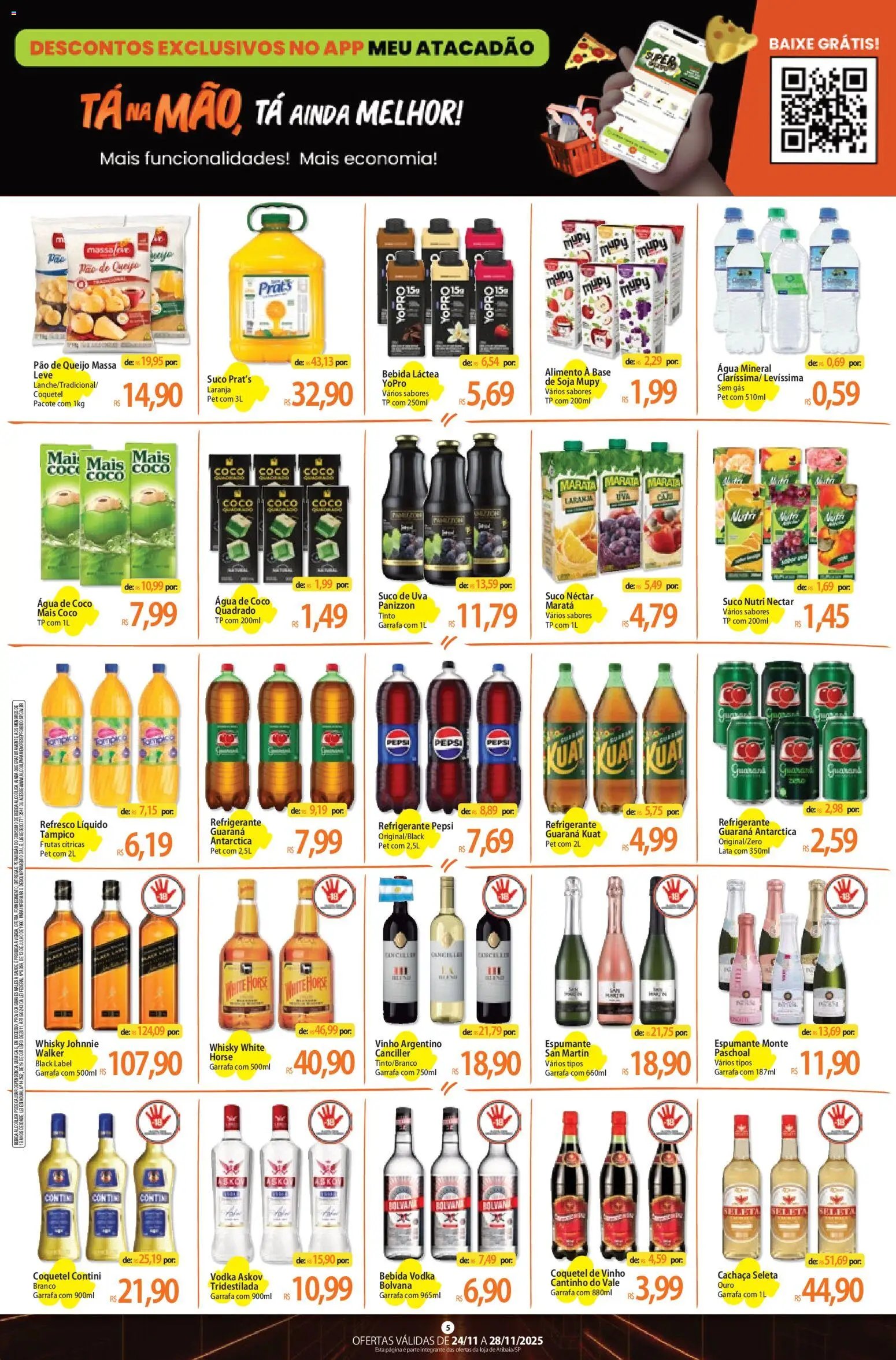 Atacadão folheto a partir de 24/11/2025 Ofertas - SP (2025-11-24 - 2025-11-28)