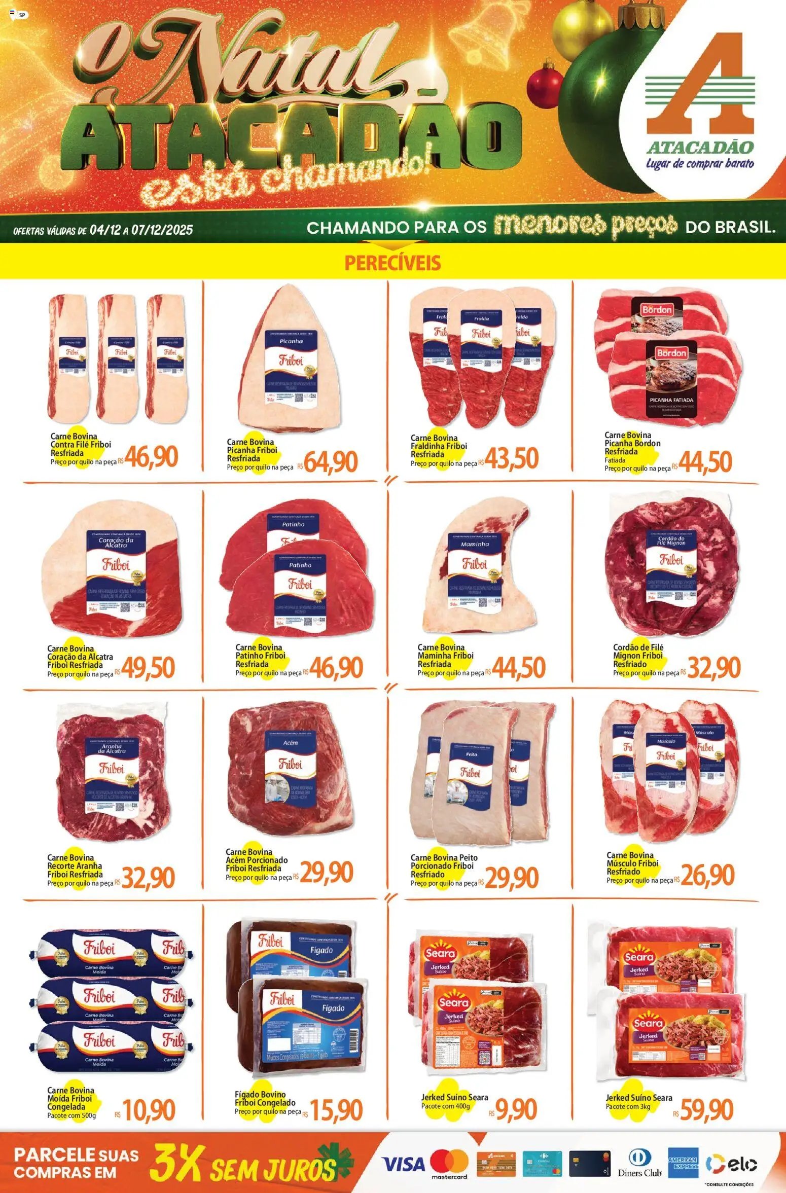 Atacadão folheto a partir de 04/12/2025 Ofertas - SP (2025-12-04 - 2025-12-07)