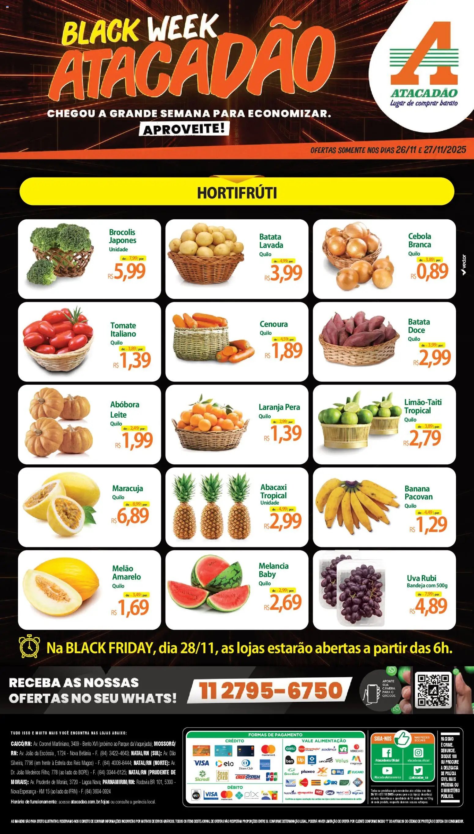 Atacadão folheto a partir de 26/11/2025 Ofertas - RN (2025-11-26 - 2025-11-27)