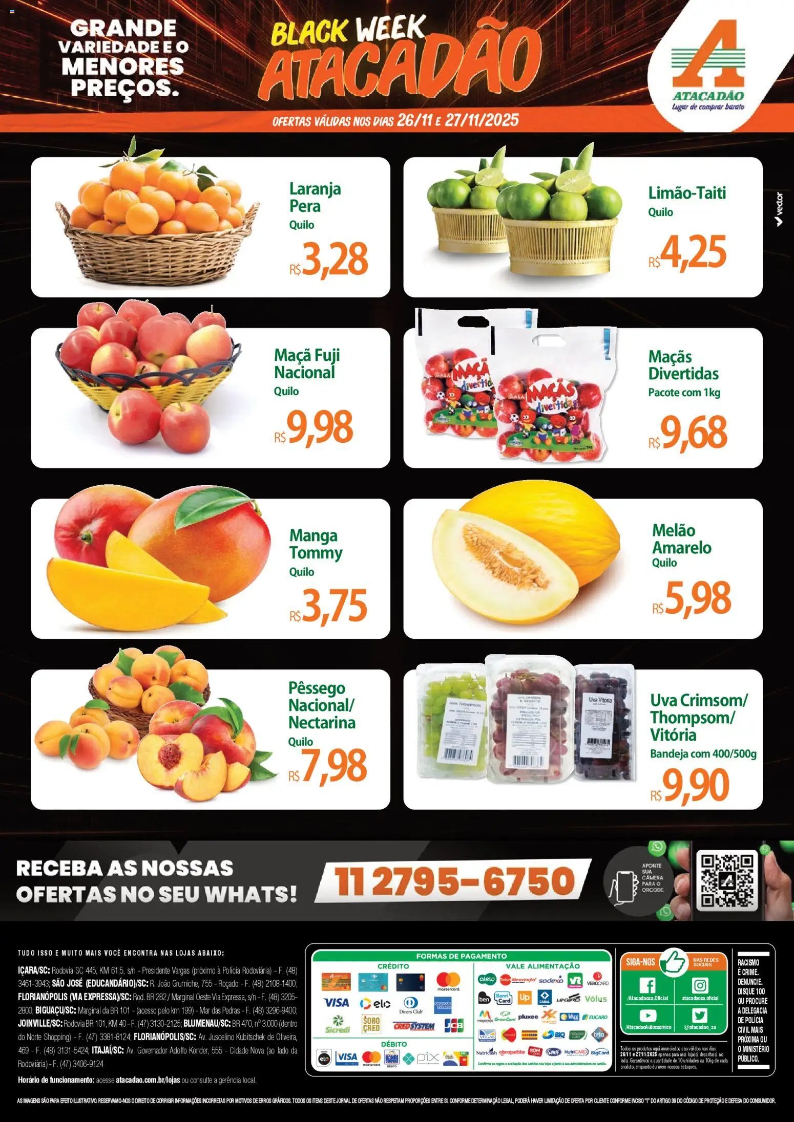 Atacadão folheto a partir de 26/11/2025 Ofertas - SC (2025-11-26 - 2025-11-27)