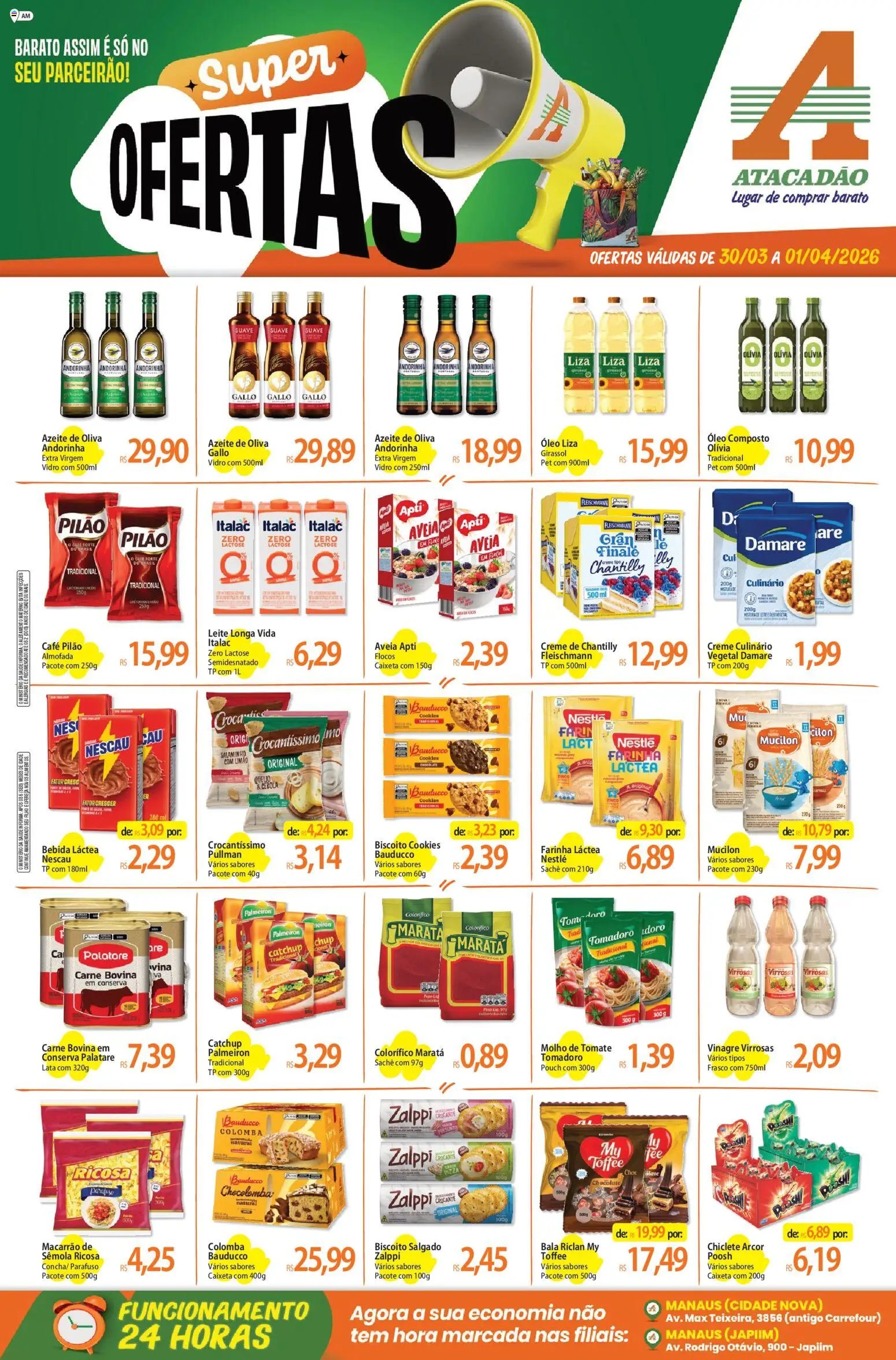 Atacadão folheto a partir de 30/03/2026 Atacadão ofertas - AM (2026-03-30 - 2026-04-01)