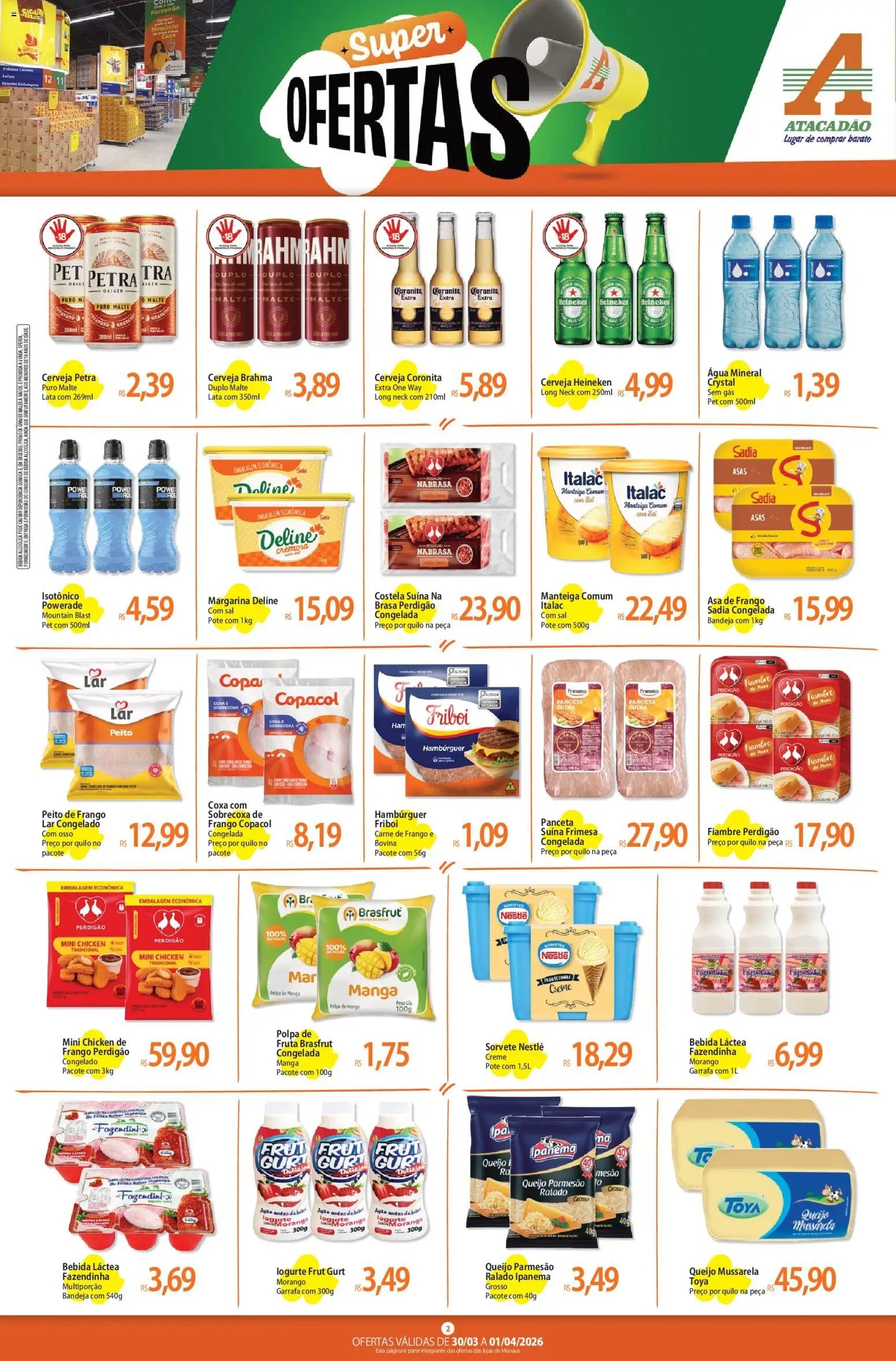 Atacadão folheto a partir de 30/03/2026 Atacadão ofertas - AM (2026-03-30 - 2026-04-01)