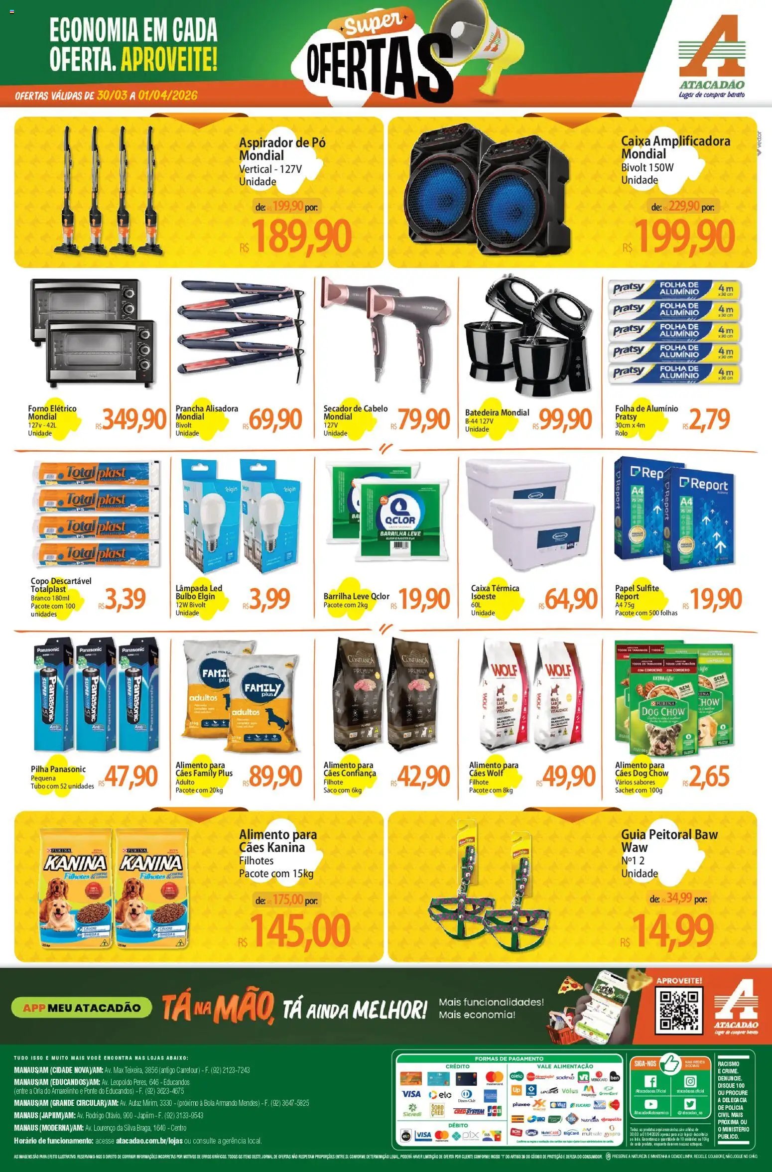 Atacadão folheto a partir de 30/03/2026 Atacadão ofertas - AM (2026-03-30 - 2026-04-01)
