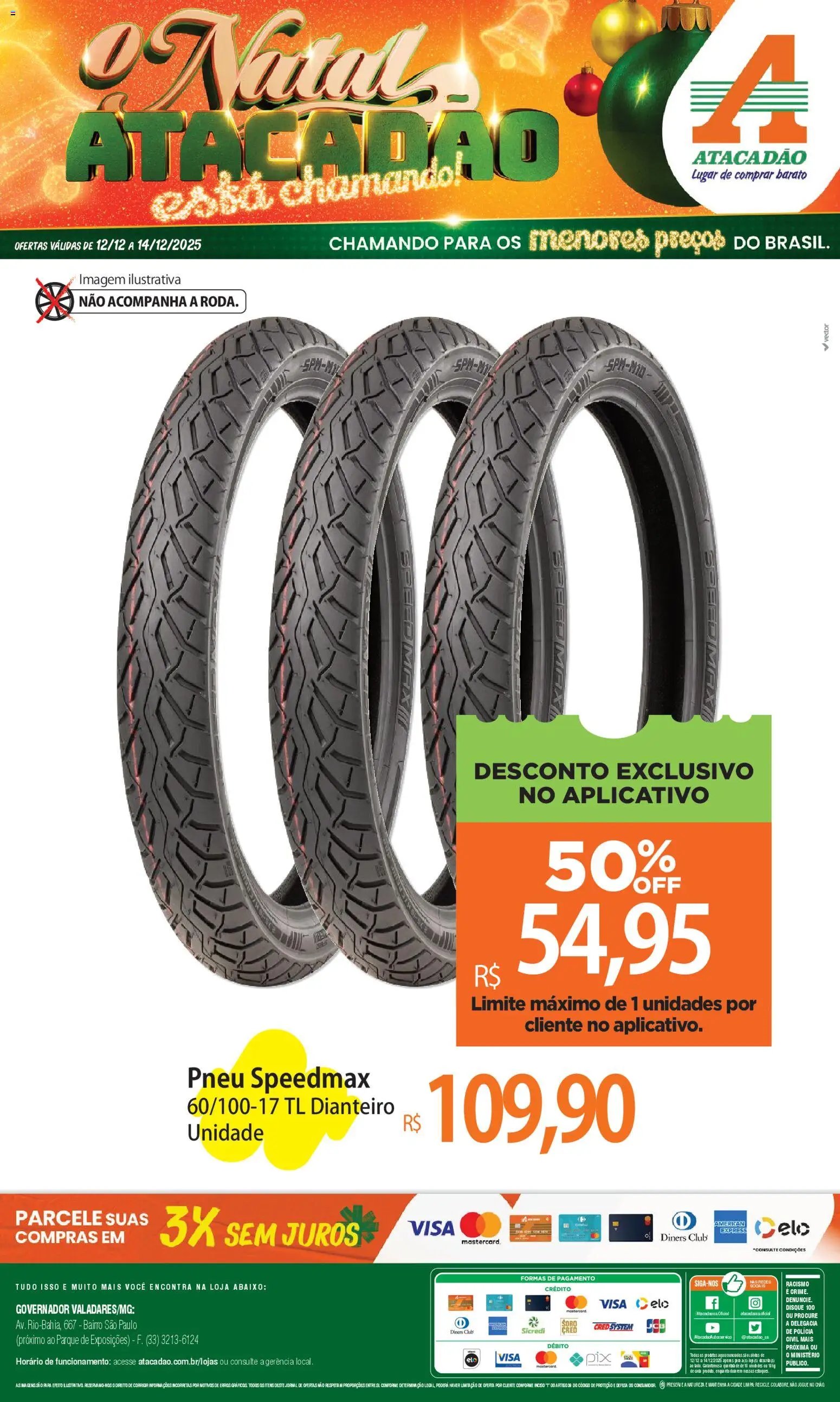 Atacadão folheto a partir de 12/12/2025 Ofertas - MG (2025-12-12 - 2025-12-14)