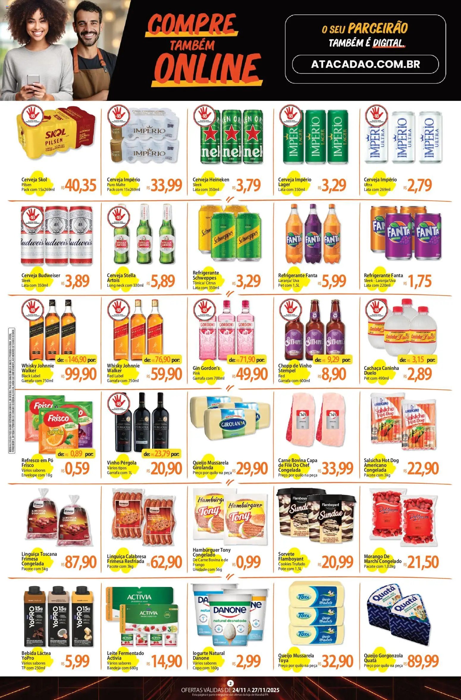 Atacadão folheto a partir de 24/11/2025 Ofertas - PA (2025-11-24 - 2025-11-27)
