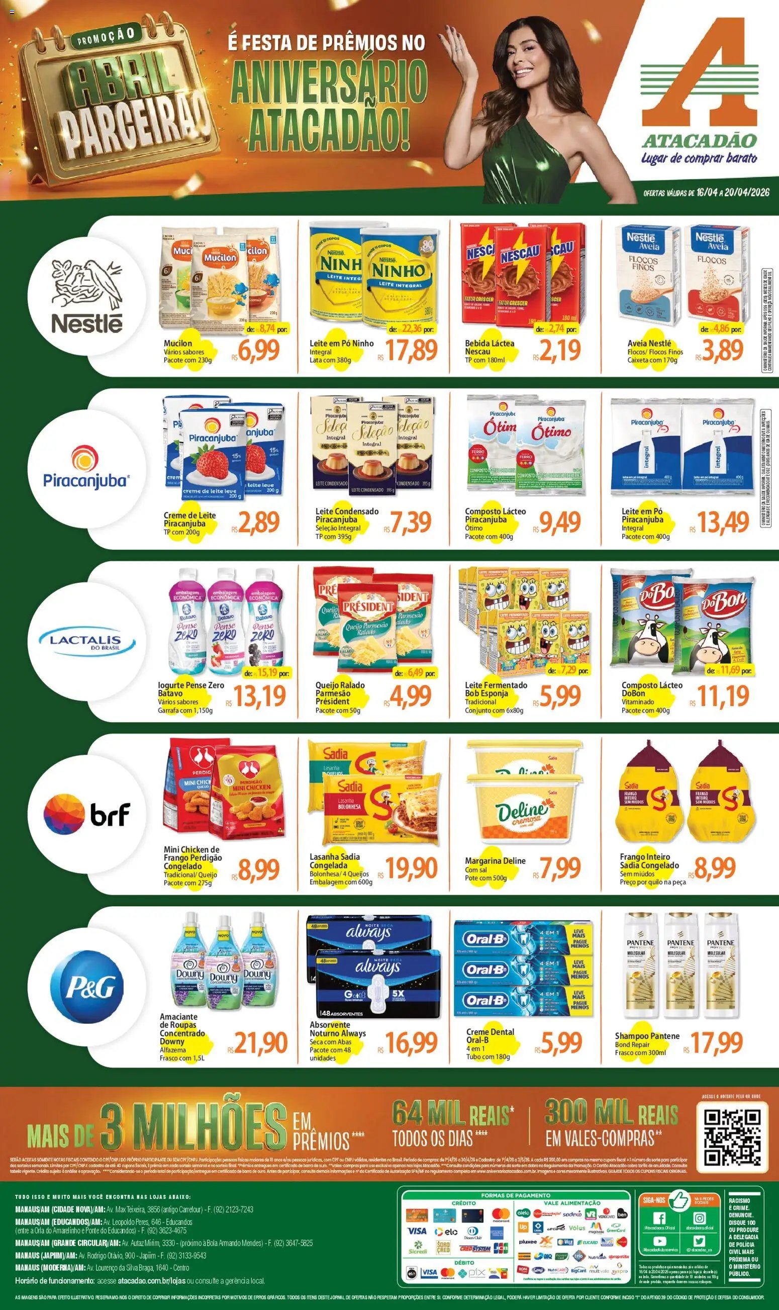 Atacadão folheto a partir de 16/04/2026 Atacadão ofertas - AM (2026-04-16 - 2026-04-20)