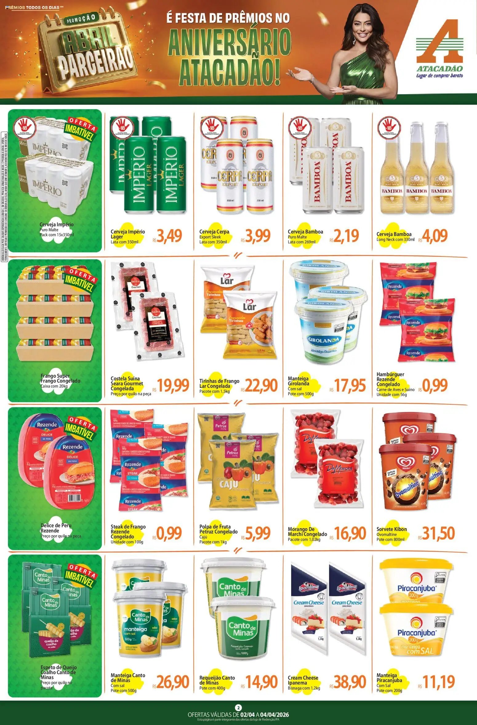 Atacadão folheto a partir de 02/04/2026 Atacadão ofertas - PA (2026-04-02 - 2026-04-04)
