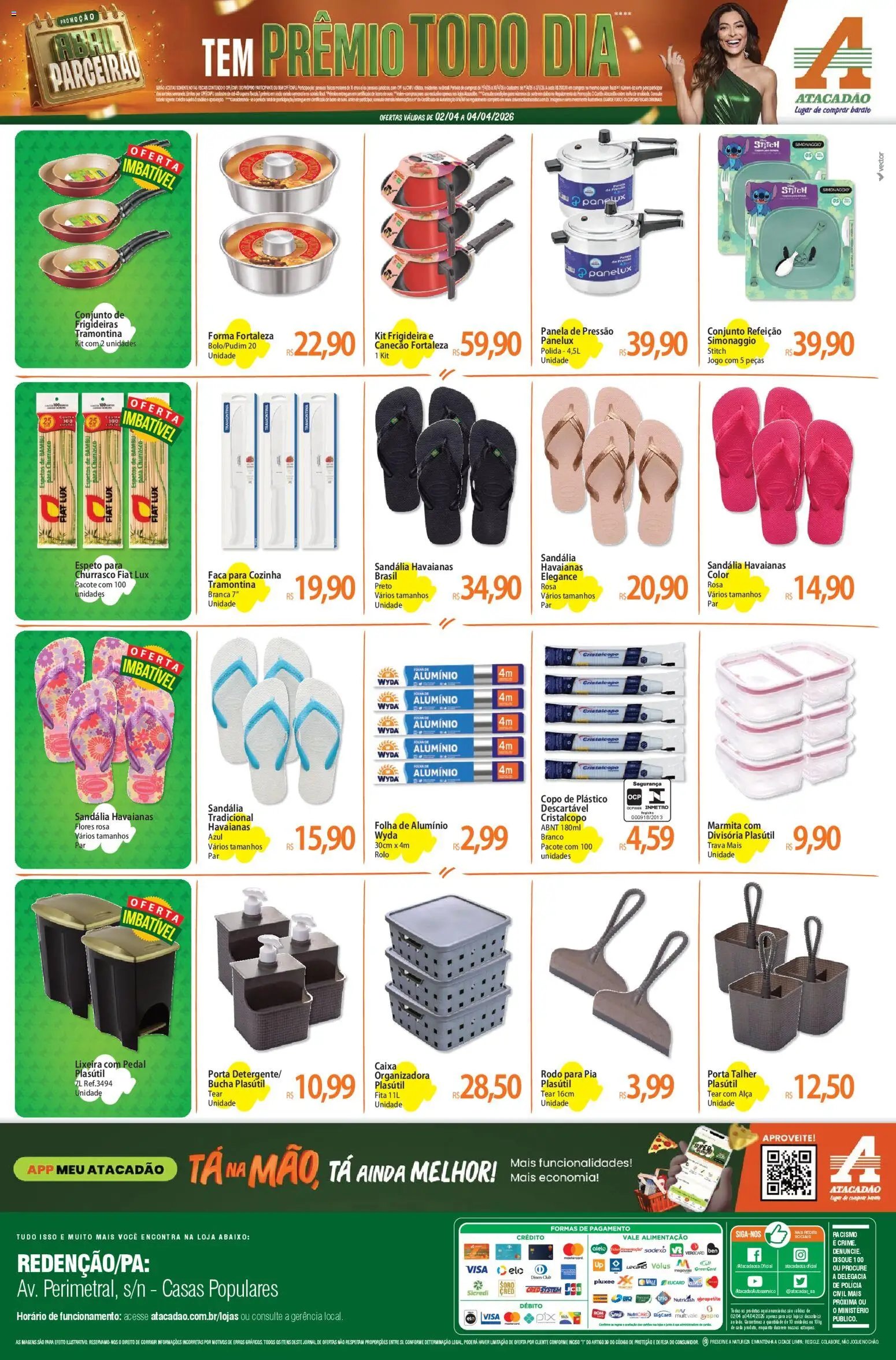 Atacadão folheto a partir de 02/04/2026 Atacadão ofertas - PA (2026-04-02 - 2026-04-04)