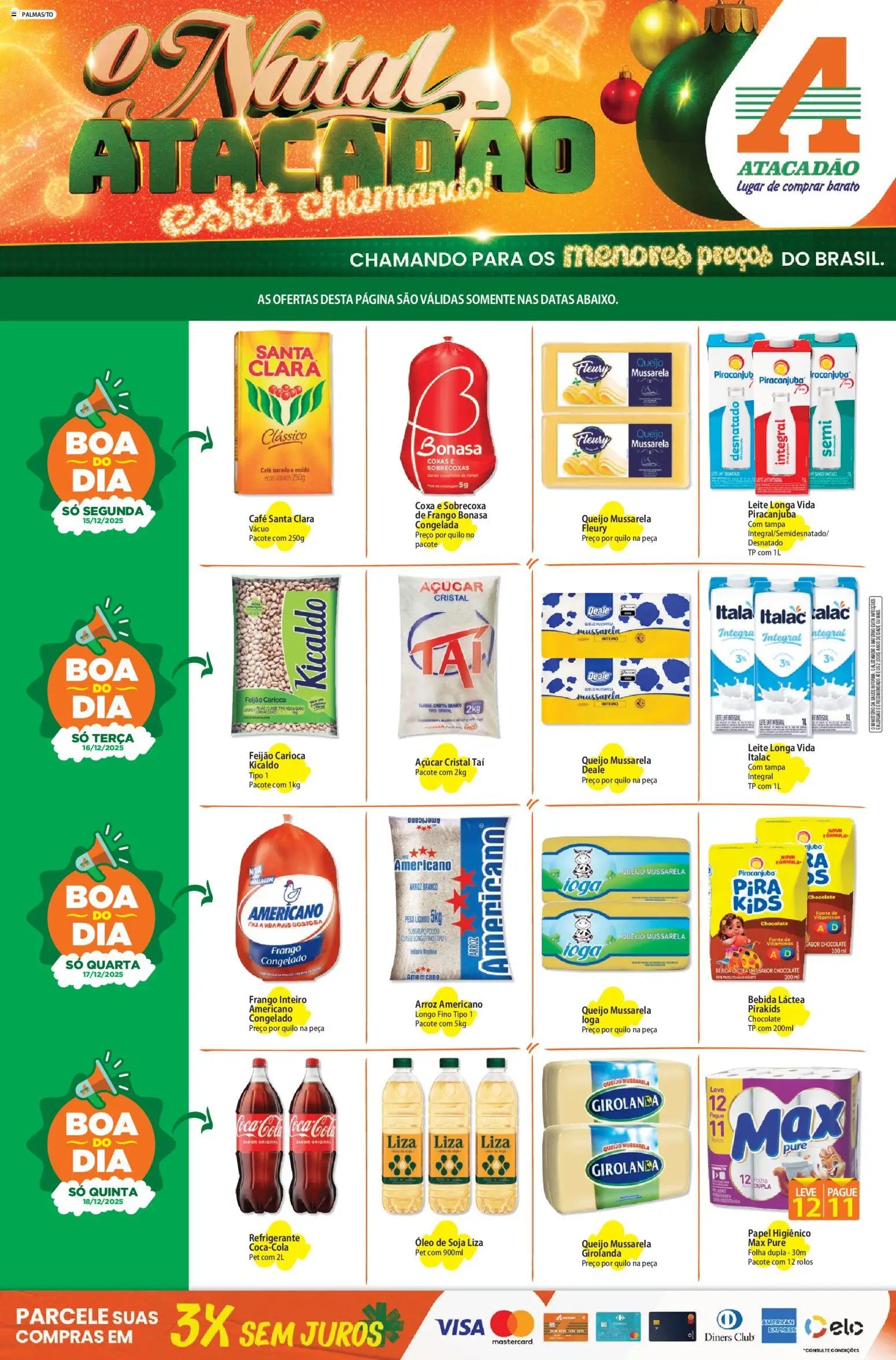 Atacadão folheto a partir de 15/12/2025 Ofertas - TO (2025-12-15 - 2025-12-18)