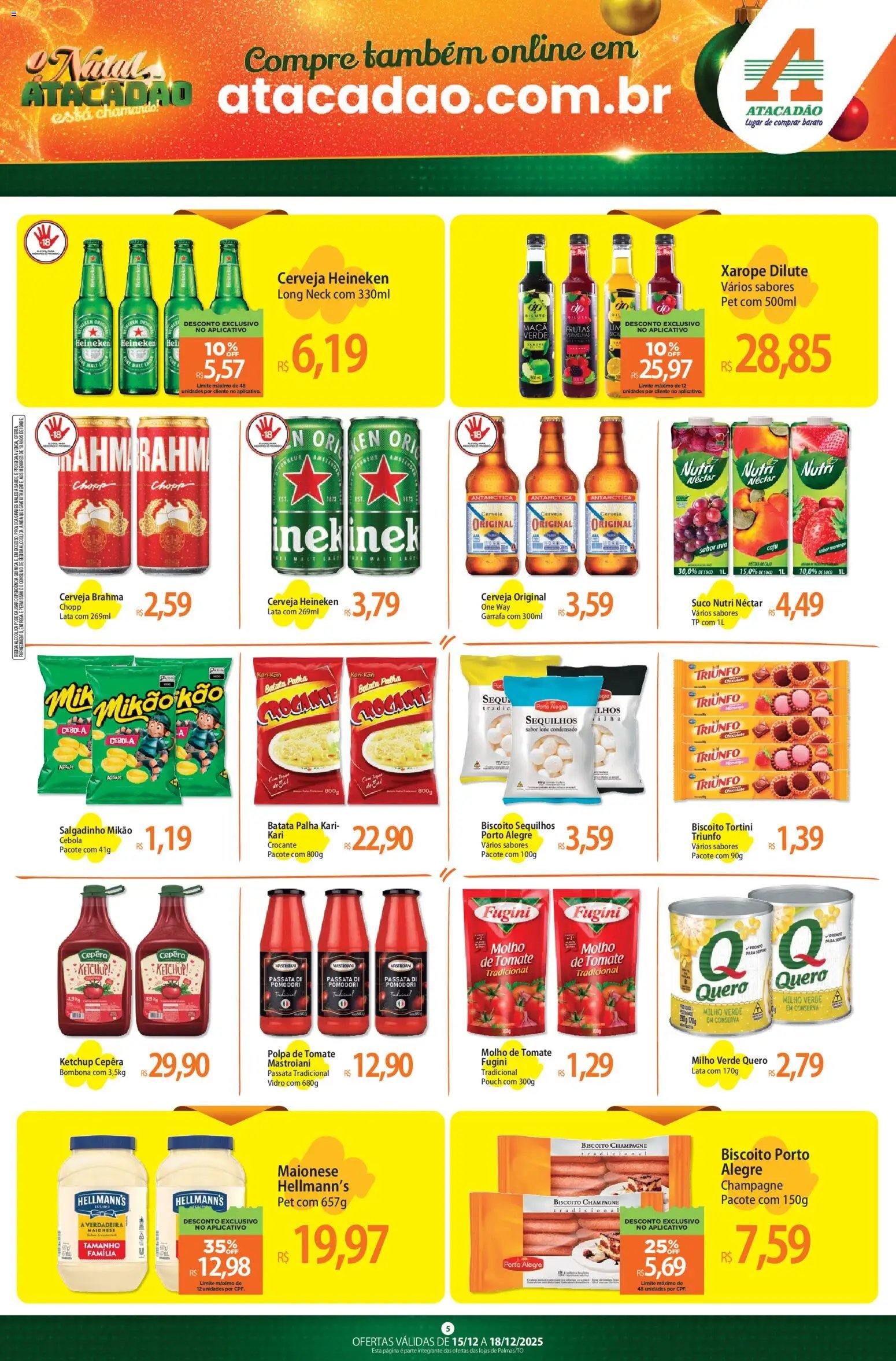 Atacadão folheto a partir de 15/12/2025 Ofertas - TO (2025-12-15 - 2025-12-18)