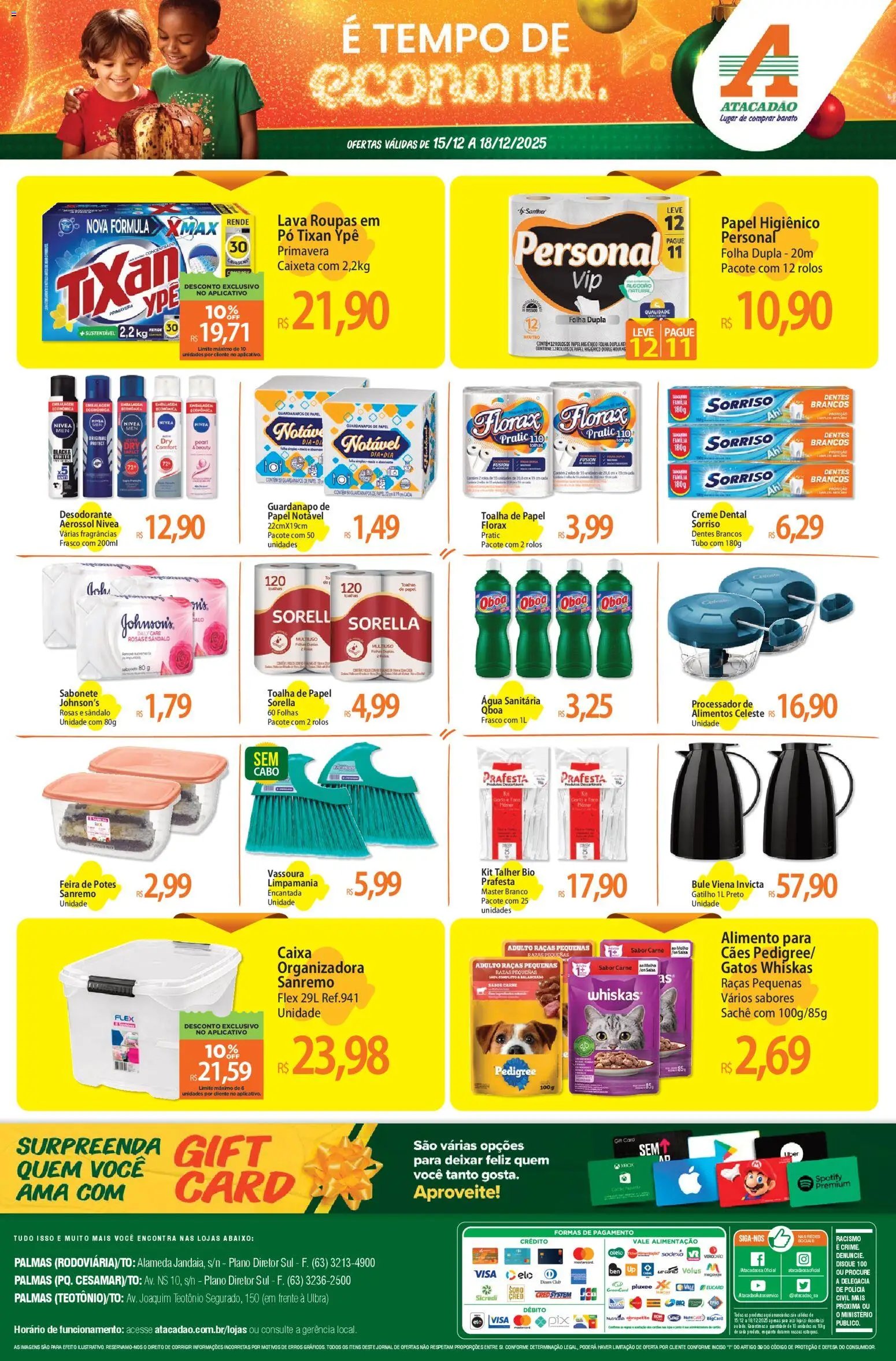 Atacadão folheto a partir de 15/12/2025 Ofertas - TO (2025-12-15 - 2025-12-18)