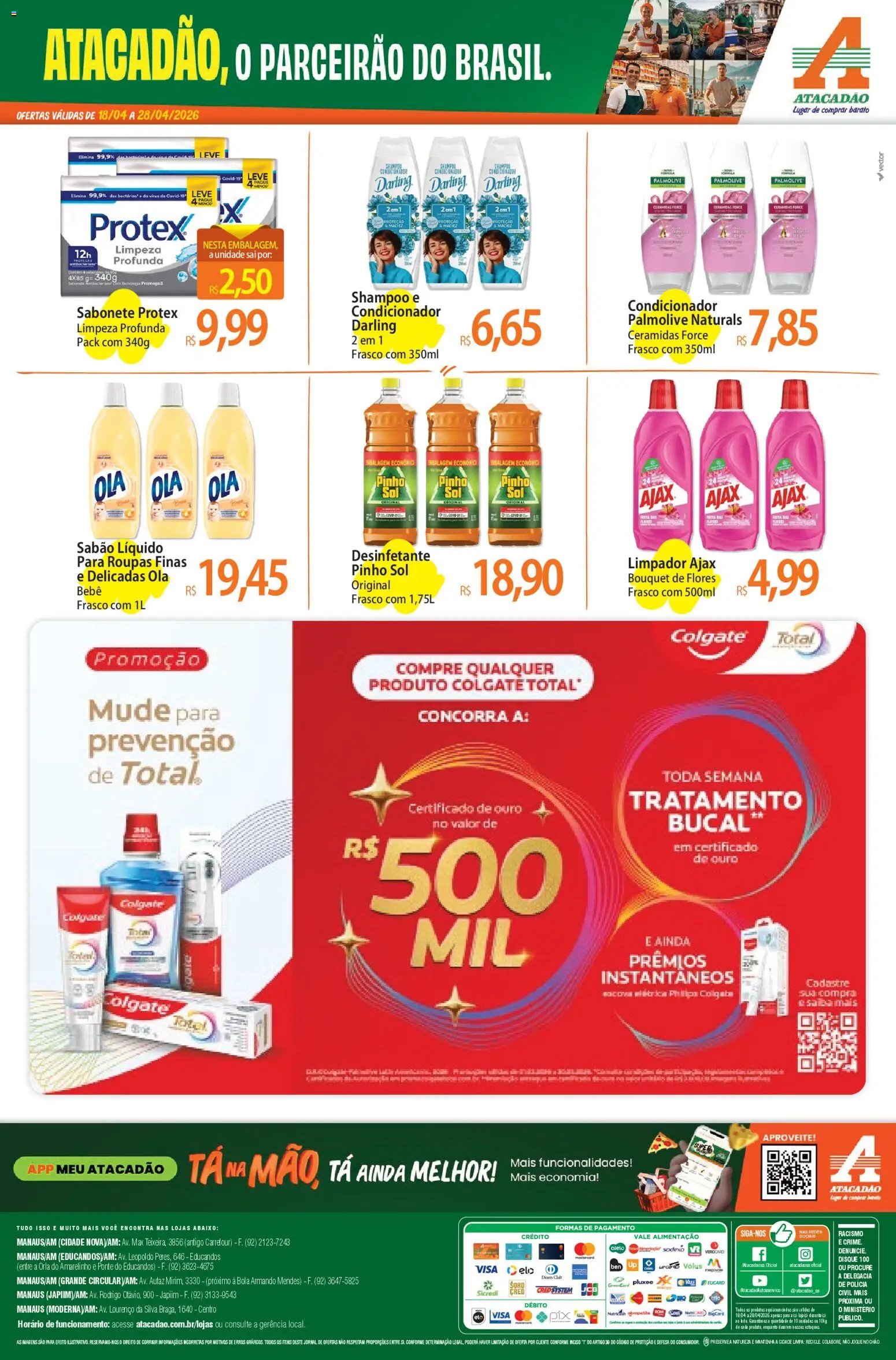 Atacadão folheto a partir de 18/04/2026 Atacadão ofertas - AM (2026-04-18 - 2026-04-28)
