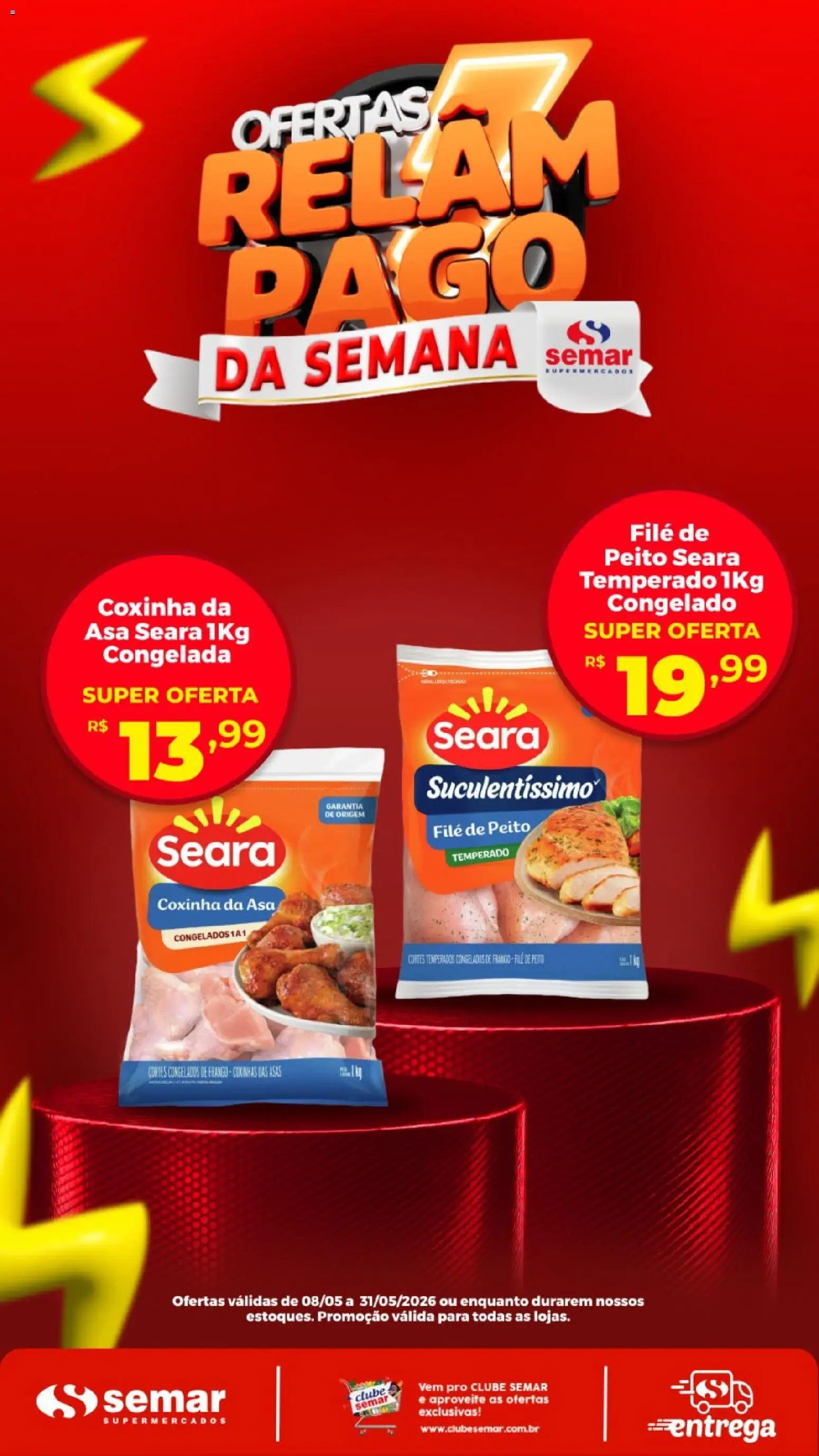 Semar Supermercado folheto a partir de 08/05/2026 Semar Supermercado ofertas Relampago (2026-05-08 - 2026-05-31)