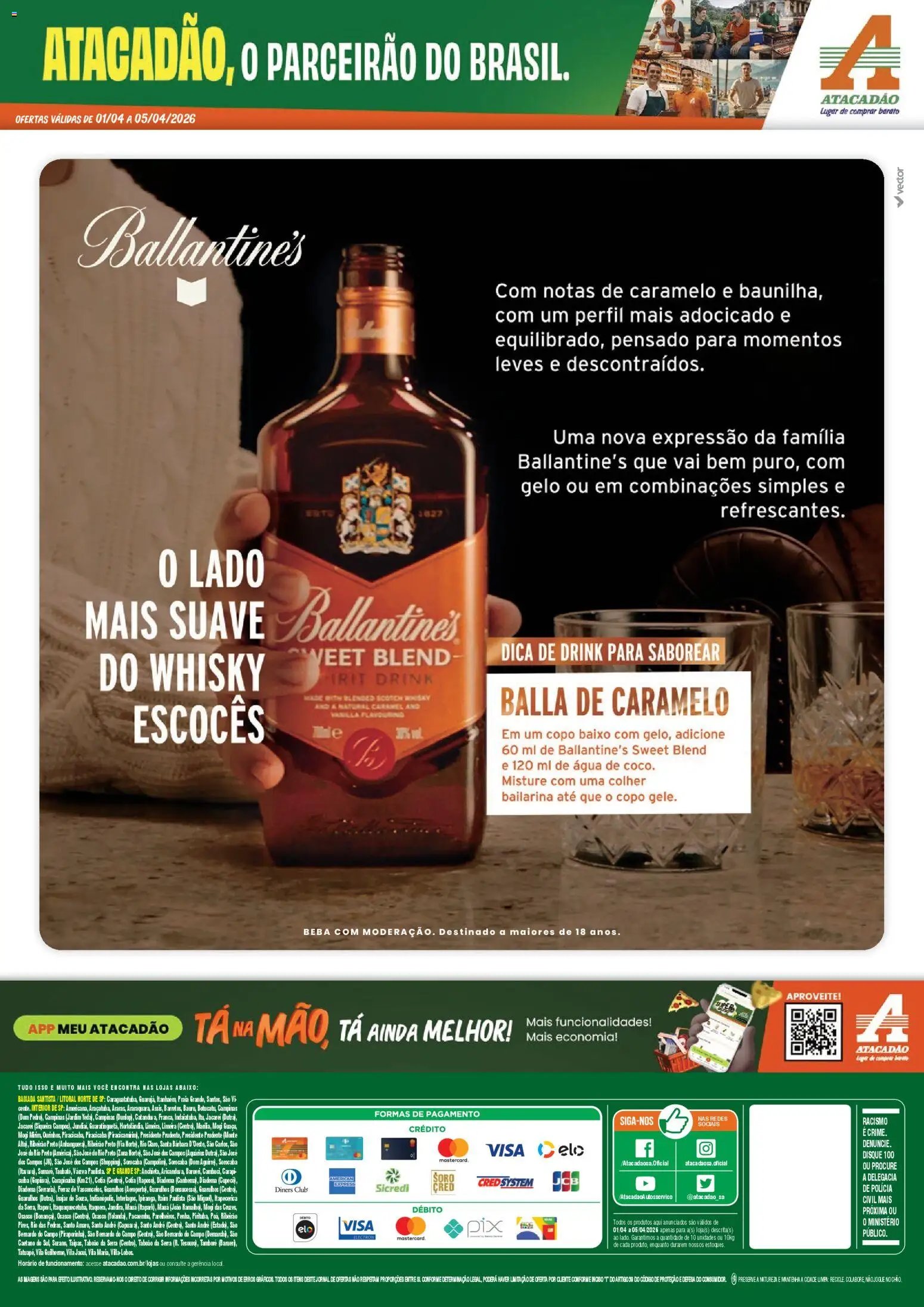 Atacadão folheto a partir de 01/04/2026 Atacadão ofertas - SP (2026-04-01 - 2026-04-05)