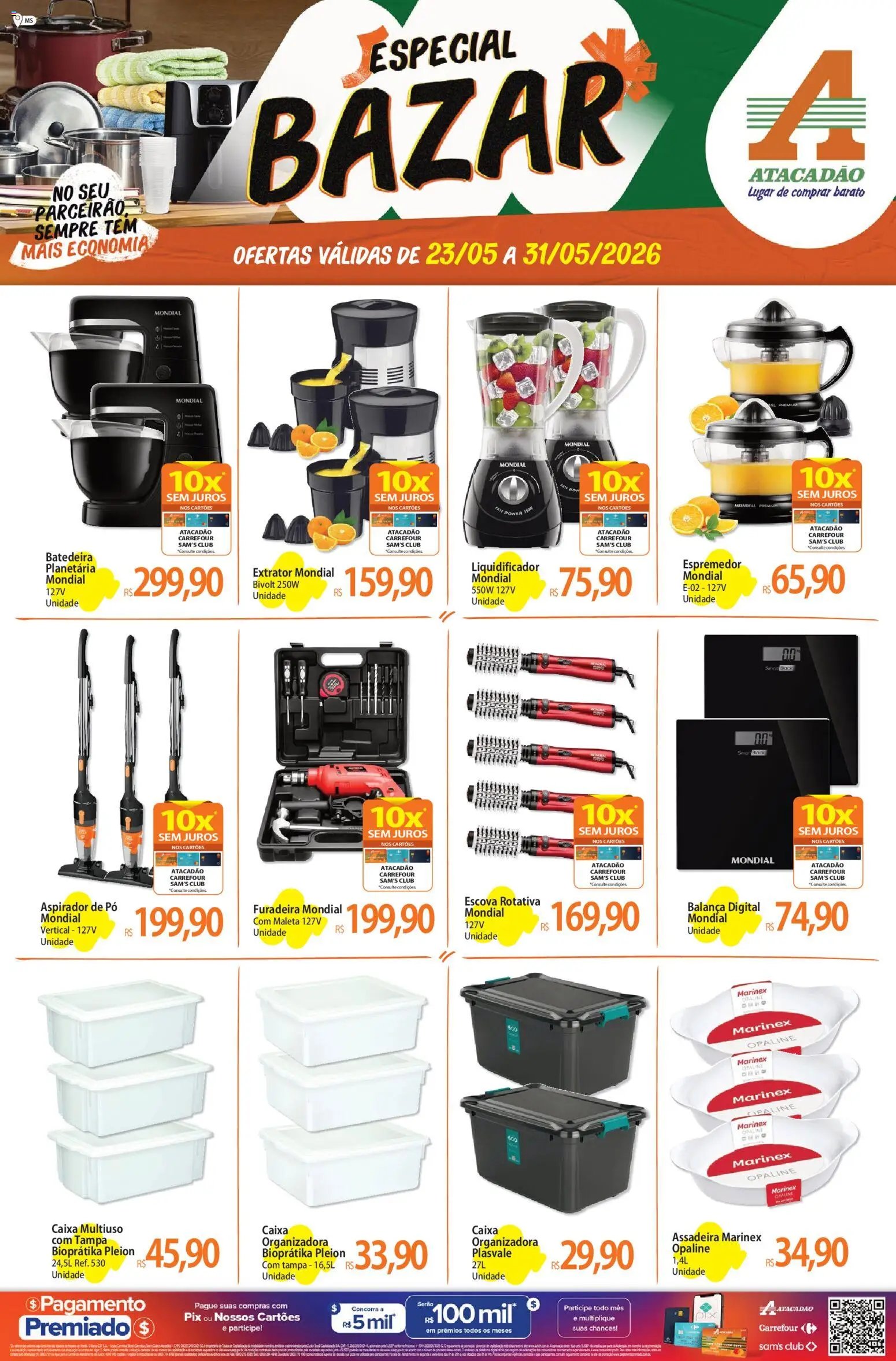 Atacadão folheto a partir de 23/05/2026 Atacadão ofertas - MS (2026-05-23 - 2026-05-31)