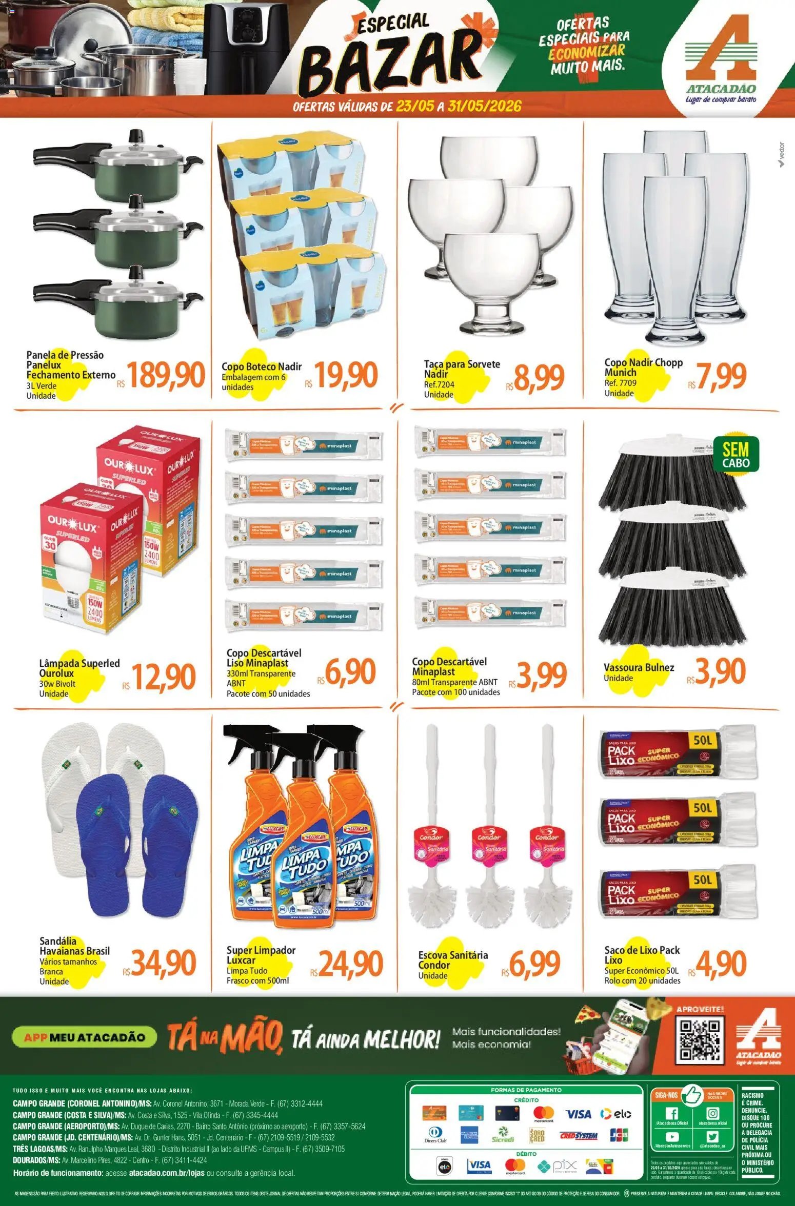 Atacadão folheto a partir de 23/05/2026 Atacadão ofertas - MS (2026-05-23 - 2026-05-31)