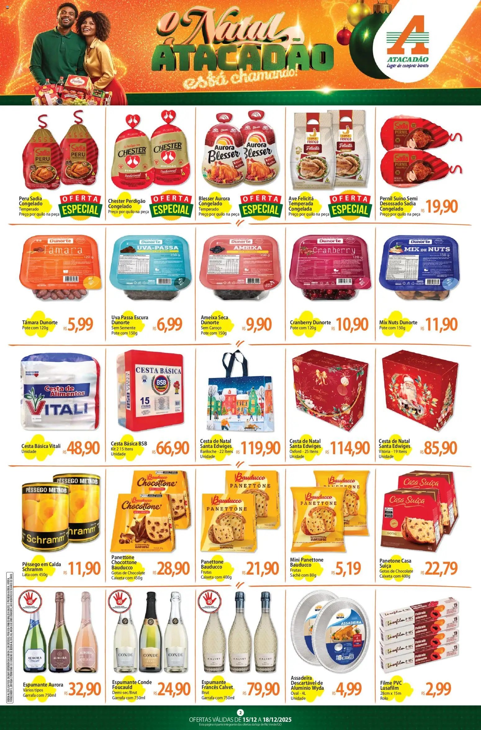 Atacadão folheto a partir de 15/12/2025 Ofertas - GO (2025-12-15 - 2025-12-18)