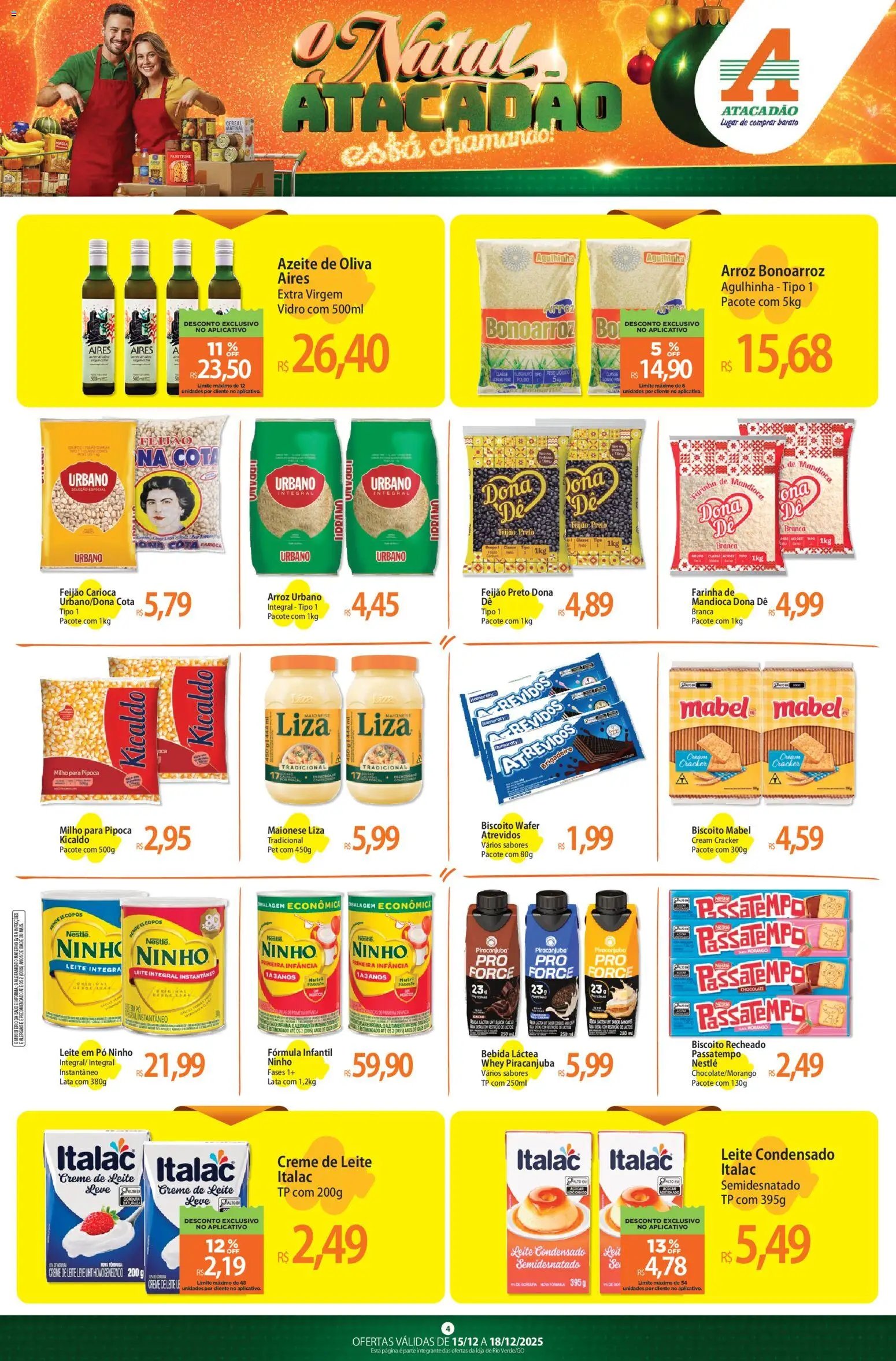 Atacadão folheto a partir de 15/12/2025 Ofertas - GO (2025-12-15 - 2025-12-18)
