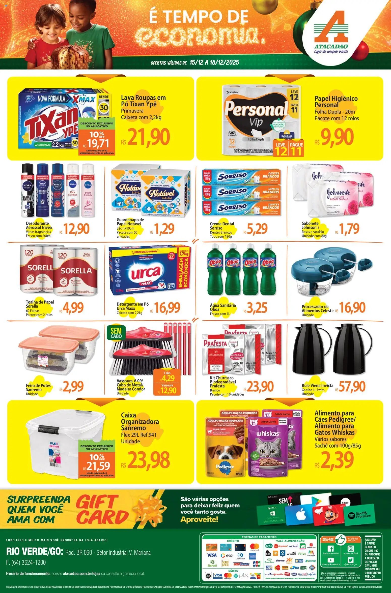 Atacadão folheto a partir de 15/12/2025 Ofertas - GO (2025-12-15 - 2025-12-18)