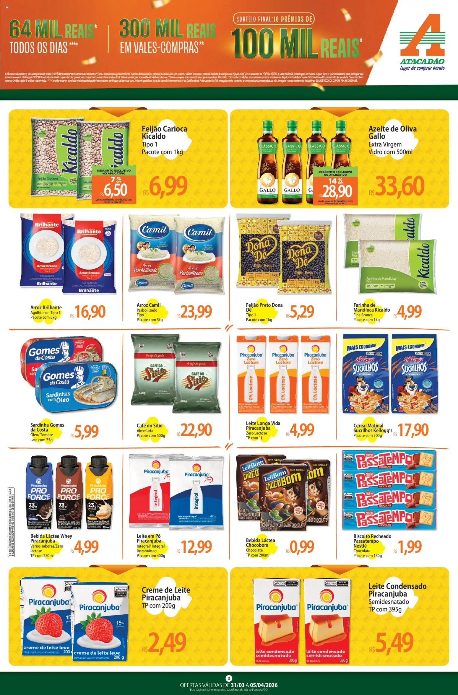 Atacadão folheto a partir de 31/03/2026 Atacadão ofertas - GO (2026-03-31 - 2026-04-05)