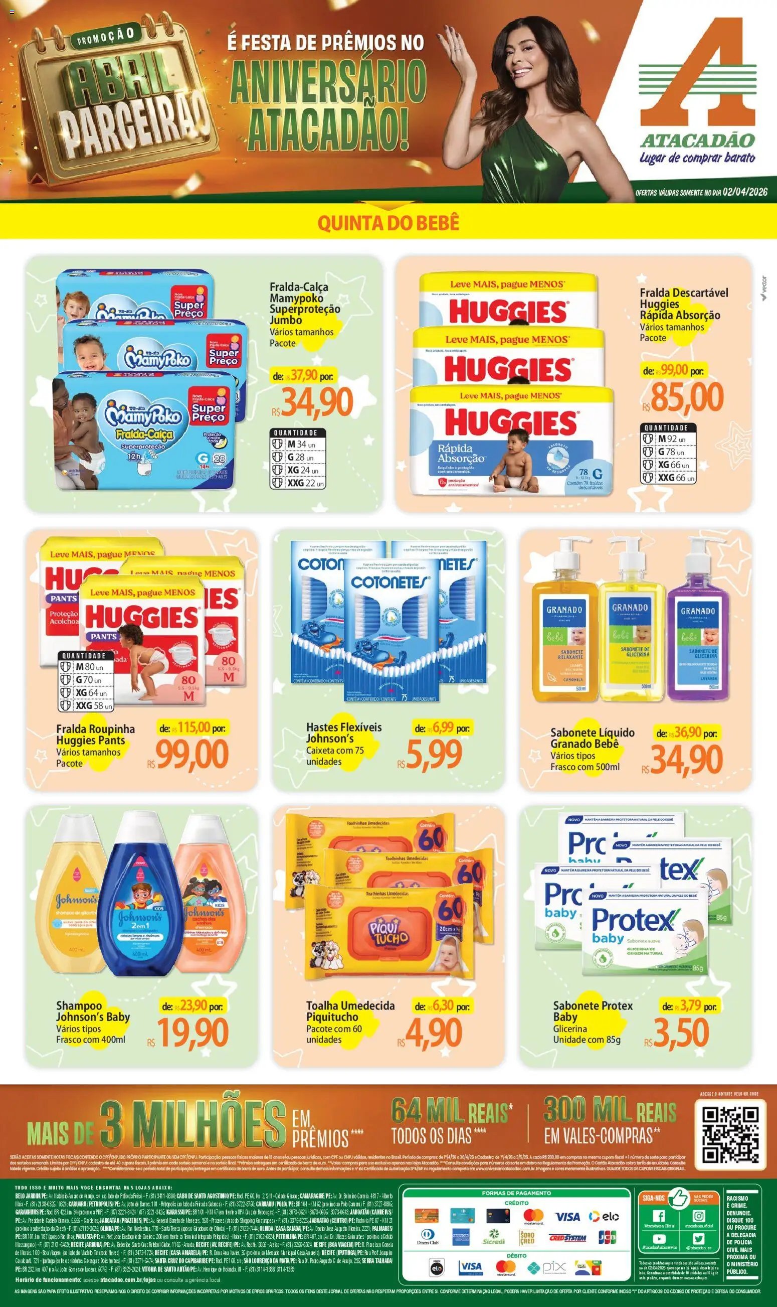 Atacadão folheto a partir de 02/04/2026 Atacadão ofertas - PE (2026-04-02 - 2026-04-02)