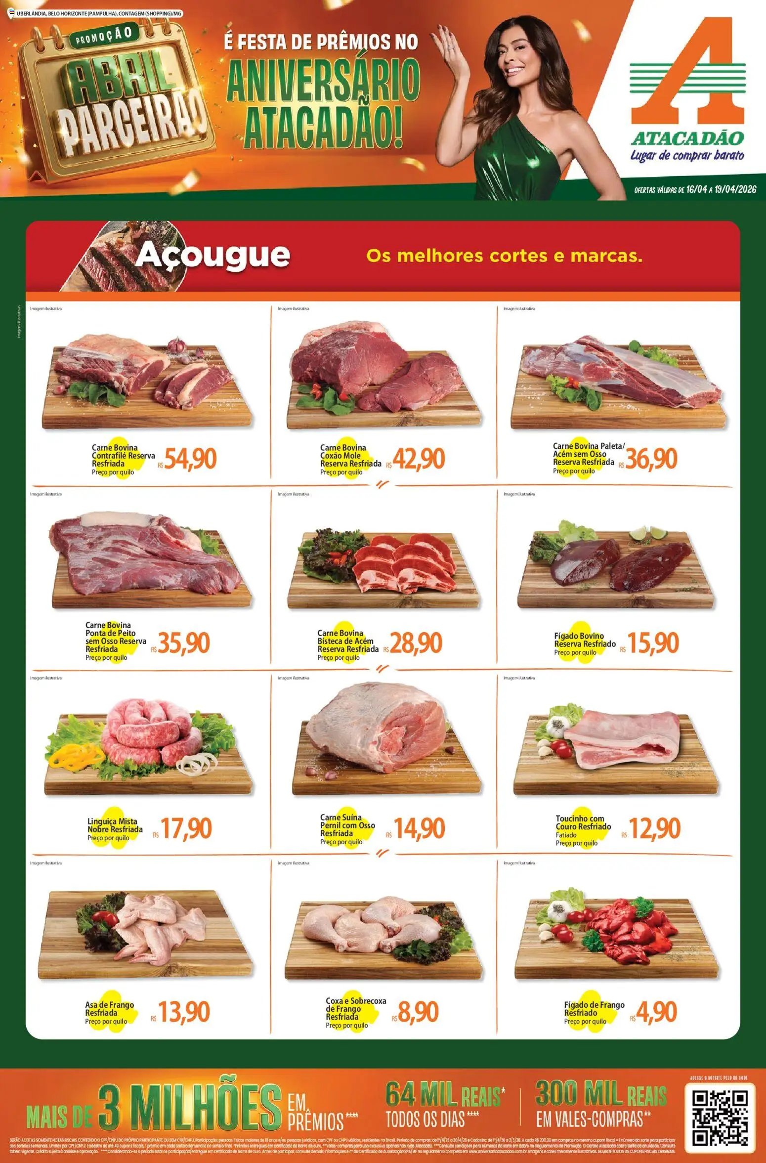 Atacadão folheto a partir de 16/04/2026 Atacadão ofertas - MG (2026-04-16 - 2026-04-19)