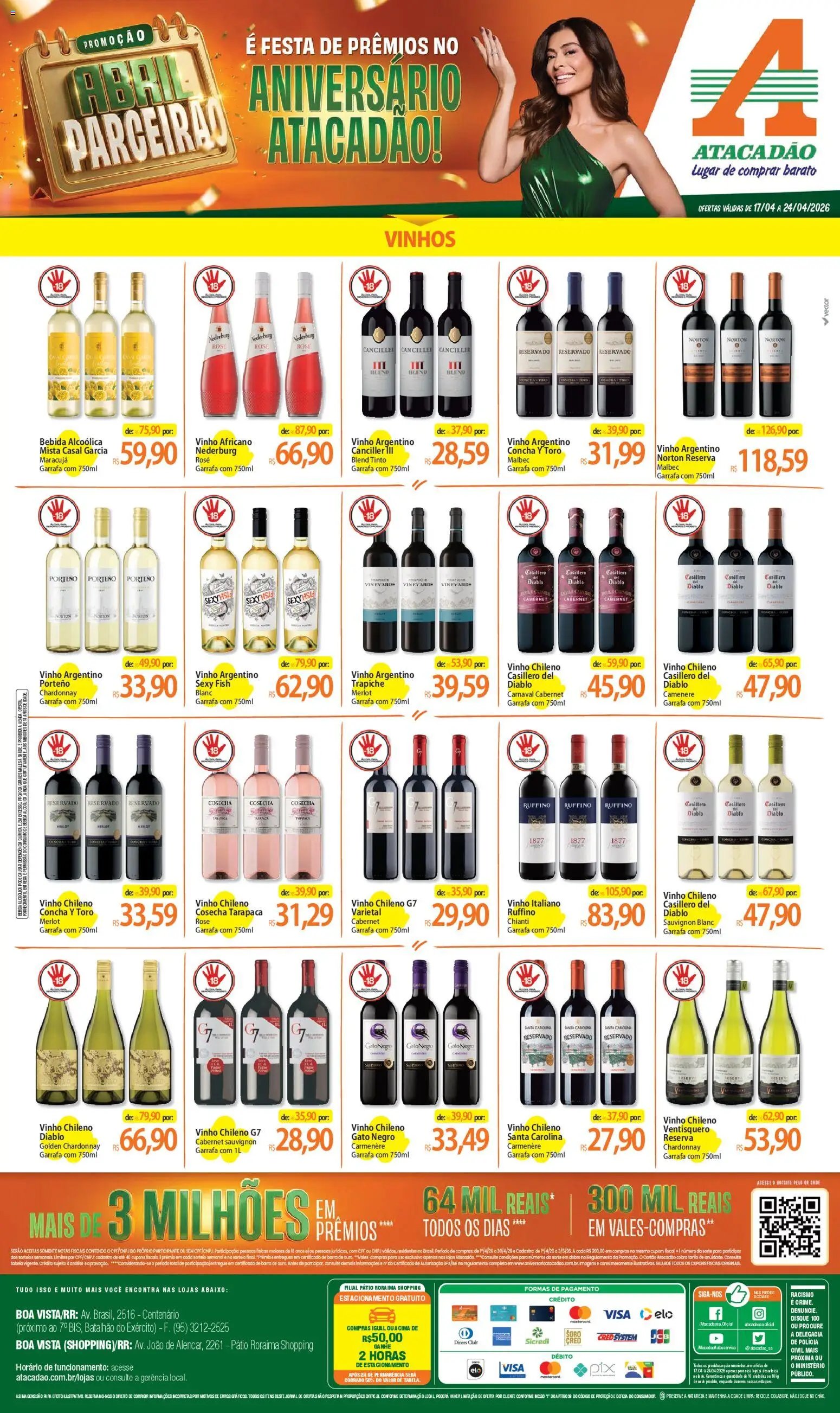 Atacadão folheto a partir de 17/04/2026 Atacadão ofertas - RR (2026-04-17 - 2026-04-24)
