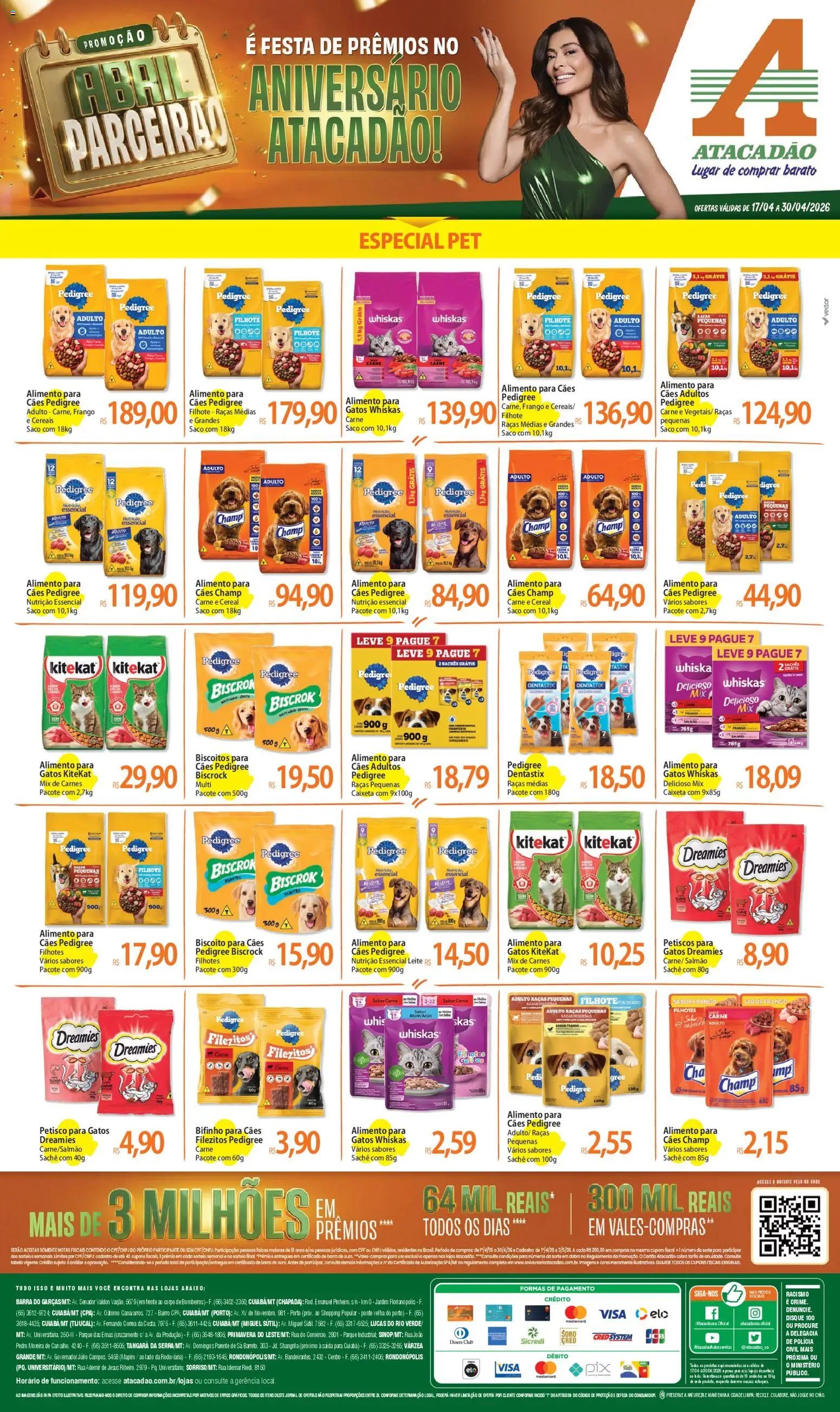 Atacadão folheto a partir de 17/04/2026 Atacadão ofertas - MT (2026-04-17 - 2026-04-30)