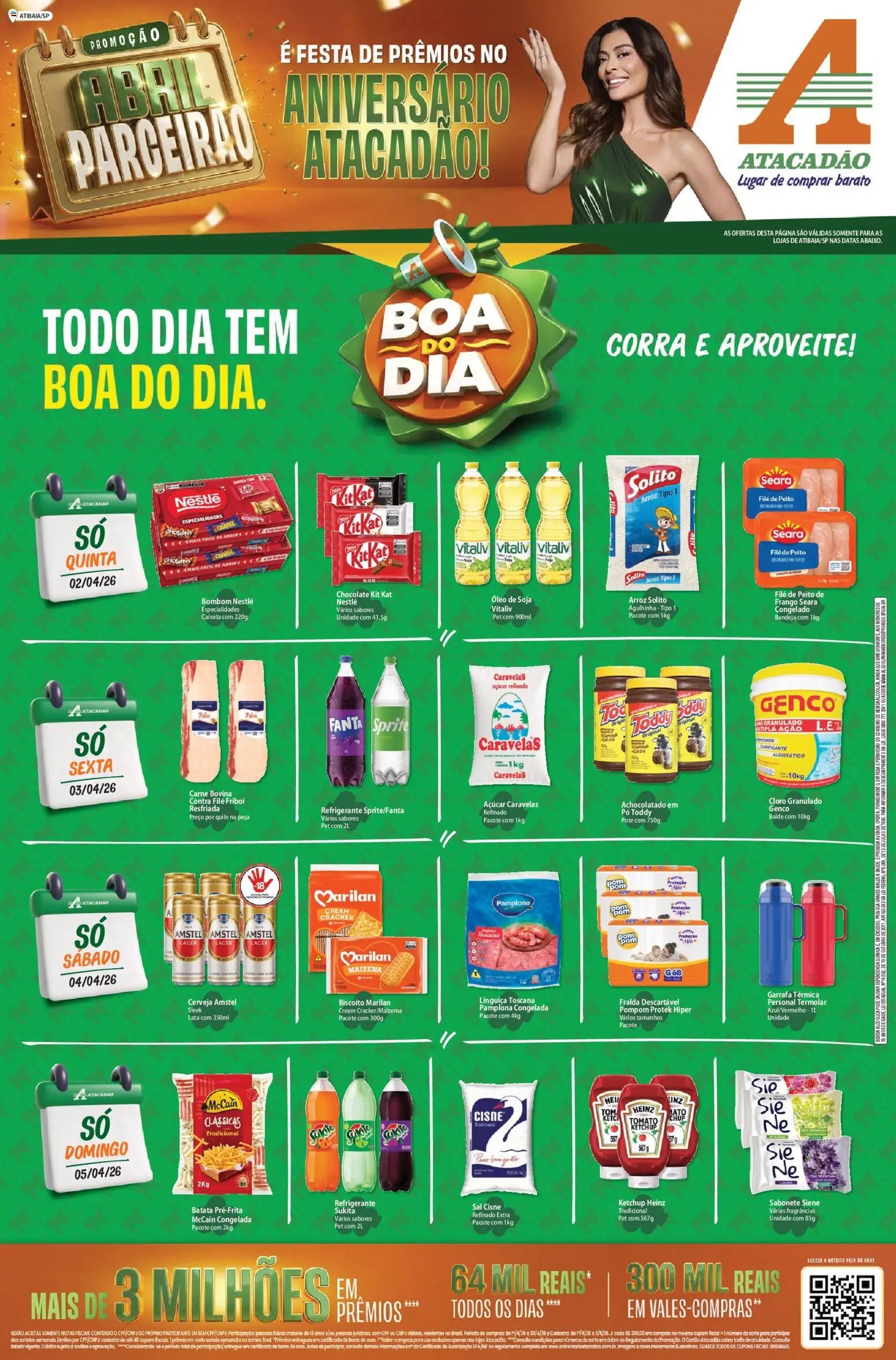 Atacadão folheto a partir de 02/04/2026 Atacadão ofertas - SP (2026-04-02 - 2026-04-05)