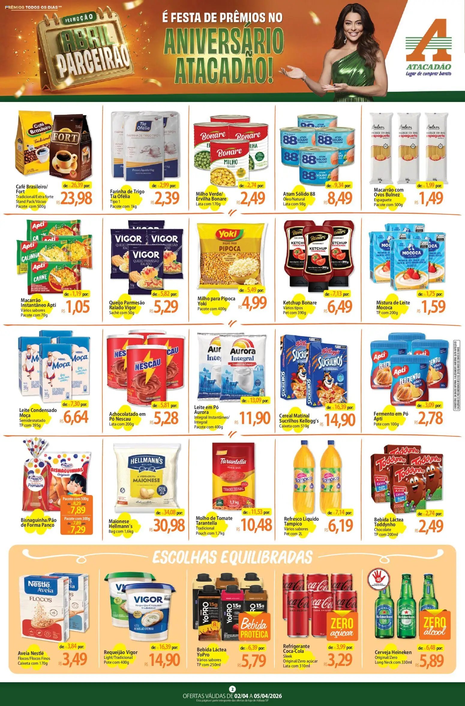 Atacadão folheto a partir de 02/04/2026 Atacadão ofertas - SP (2026-04-02 - 2026-04-05)