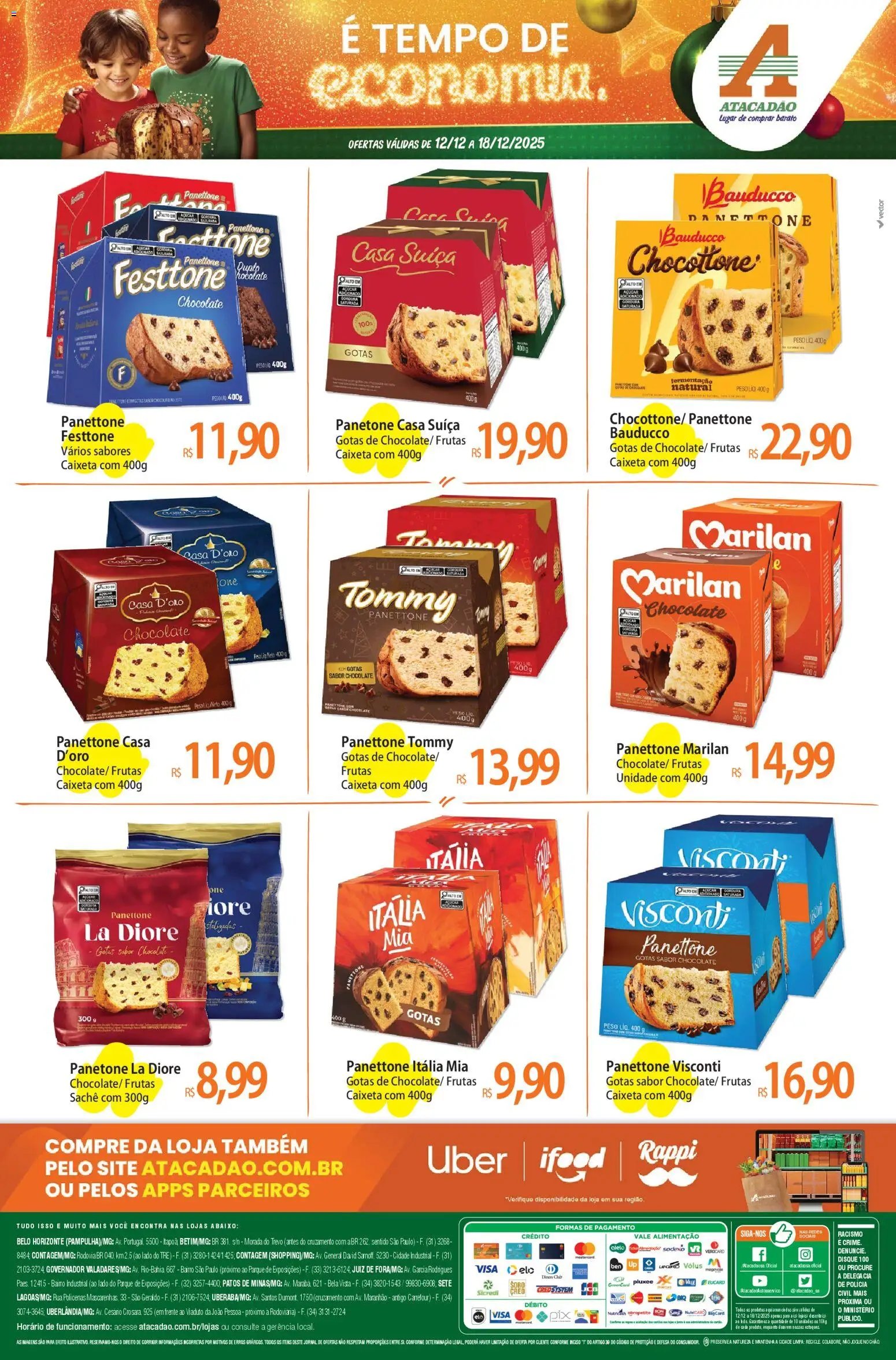 Atacadão folheto a partir de 12/12/2025 Ofertas - MG (2025-12-12 - 2025-12-18)