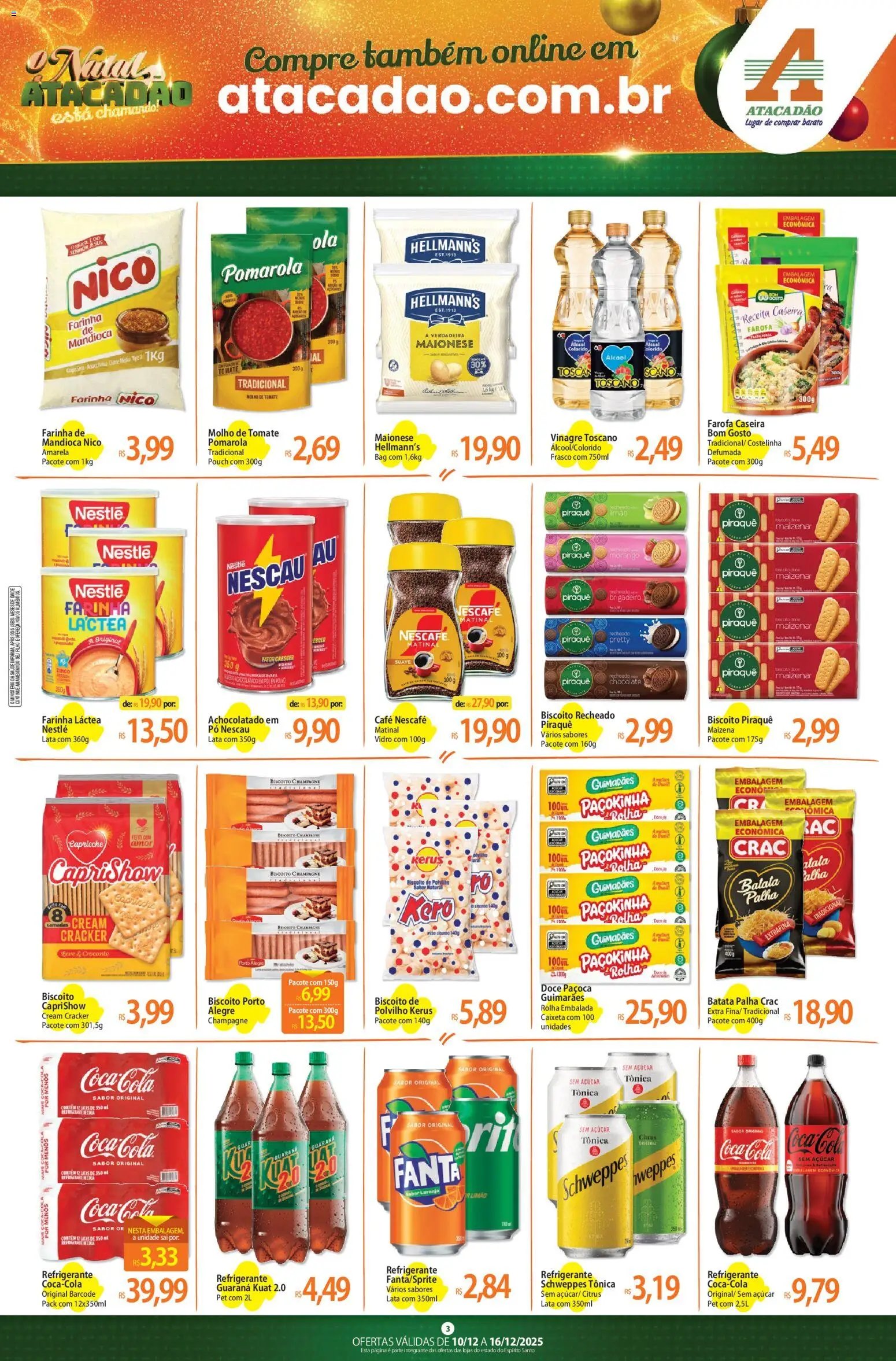 Atacadão folheto a partir de 10/12/2025 Ofertas - ES (2025-12-10 - 2025-12-16)