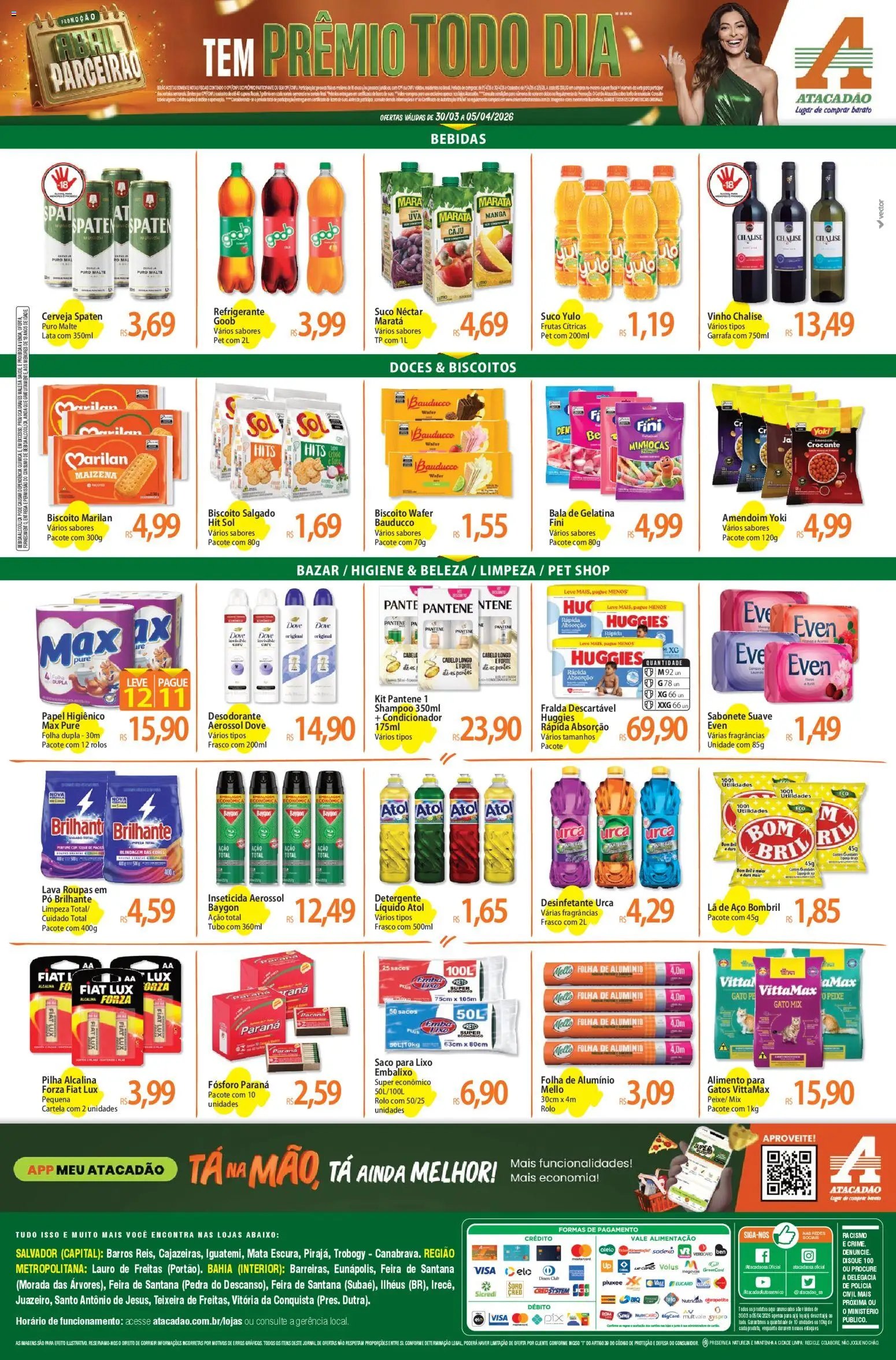 Atacadão folheto a partir de 30/03/2026 Atacadão ofertas - BA (2026-03-30 - 2026-04-05)