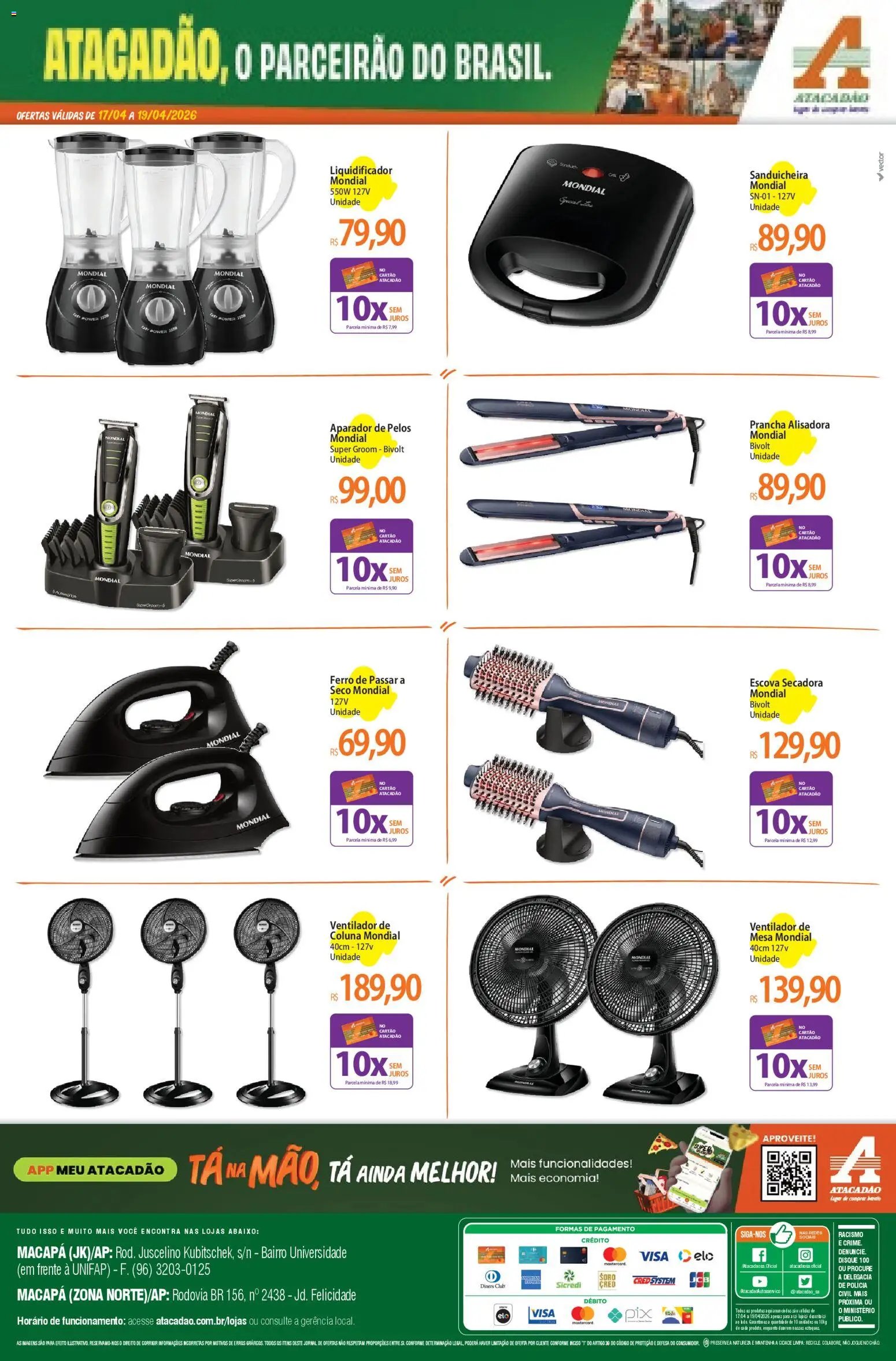 Atacadão folheto a partir de 17/04/2026 Atacadão ofertas - AP (2026-04-17 - 2026-04-19)