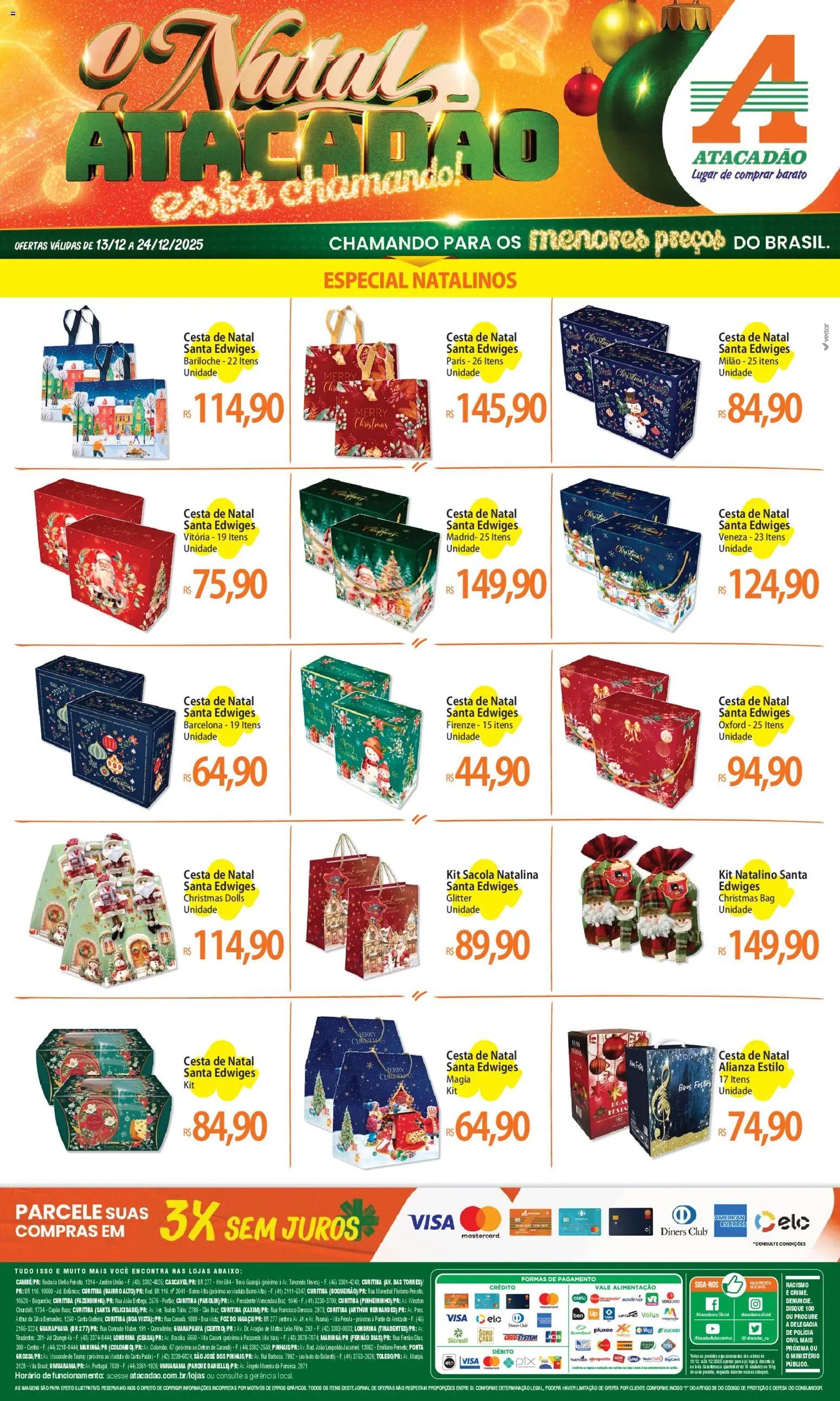 Atacadão folheto a partir de 13/12/2025 Ofertas - PR (2025-12-13 - 2025-12-24)