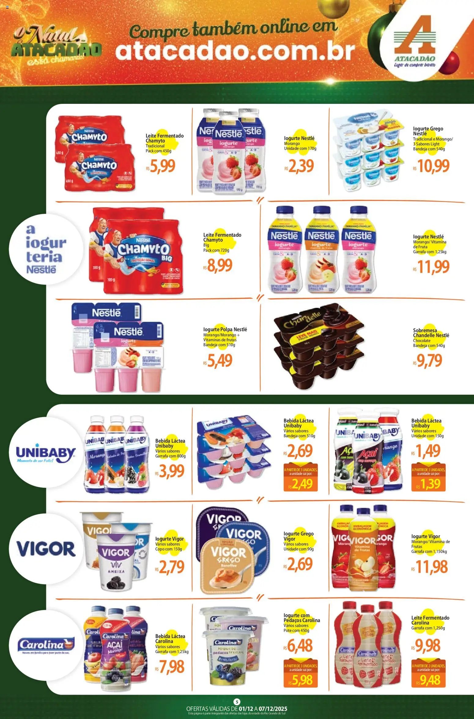 Atacadão folheto a partir de 01/12/2025 Ofertas - RS (2025-12-01 - 2025-12-07)