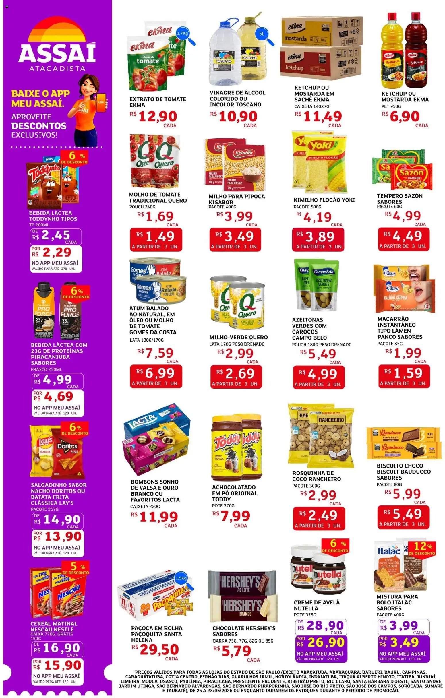 Assaí Atacadista folheto a partir de 25/05/2026 Assaí Atacadista ofertas - SP (2026-05-25 - 2026-05-28)