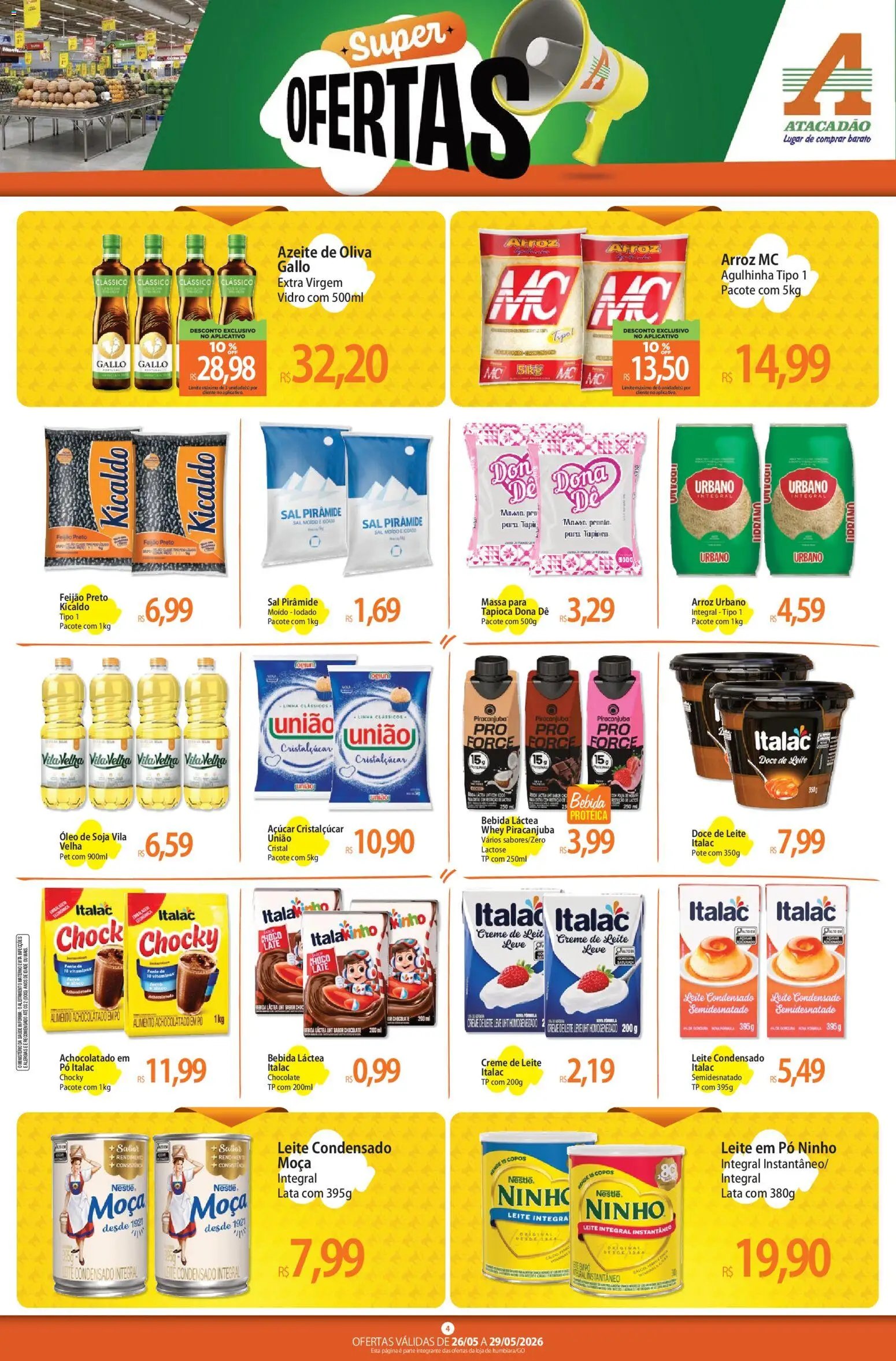 Atacadão folheto a partir de 26/05/2026 Atacadão ofertas - GO (2026-05-26 - 2026-05-29)