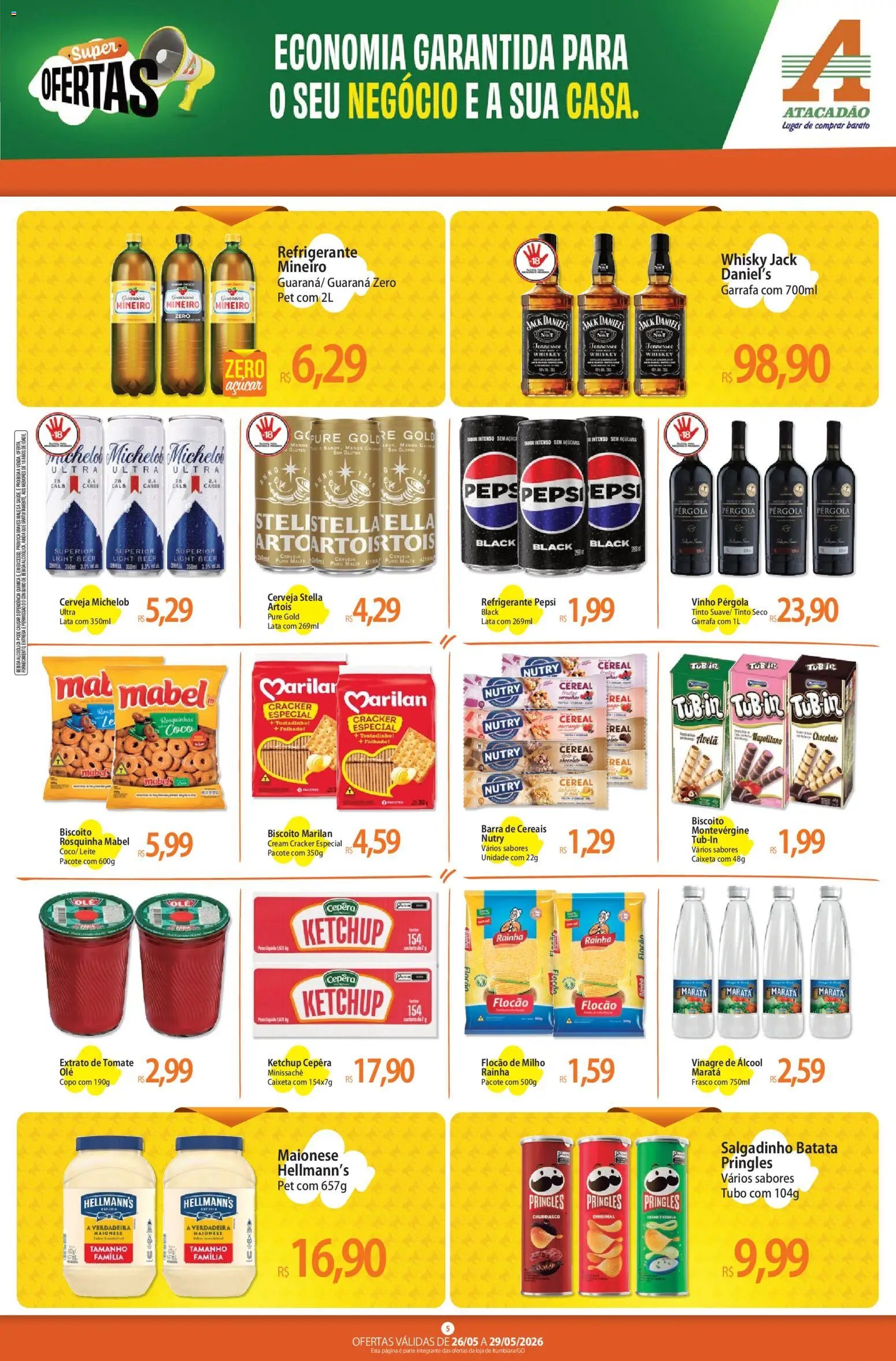 Atacadão folheto a partir de 26/05/2026 Atacadão ofertas - GO (2026-05-26 - 2026-05-29)