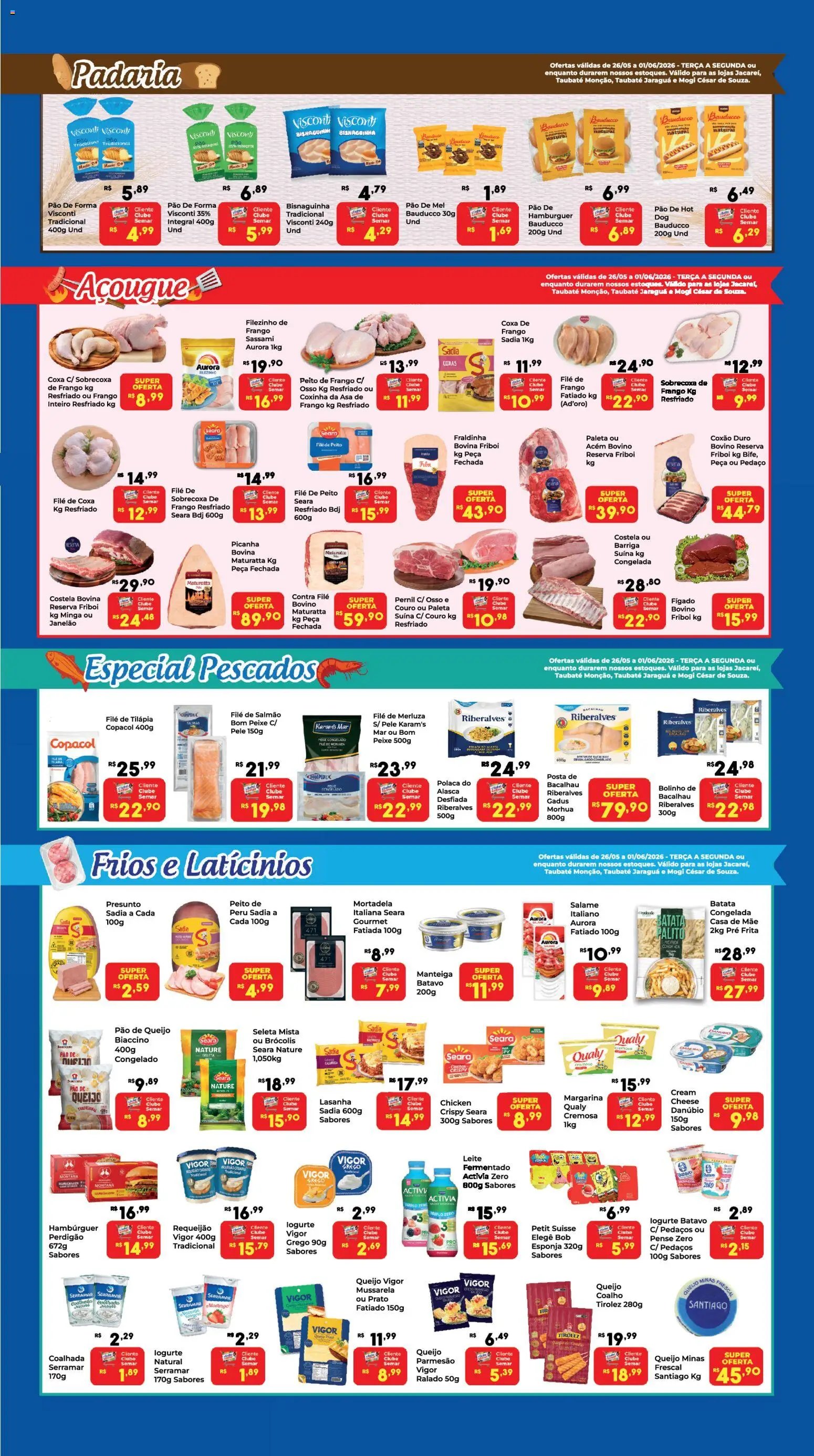 Semar Supermercado folheto a partir de 26/05/2026 Semar Supermercado - Ofertas da semana (2026-05-26 - 2026-06-01)