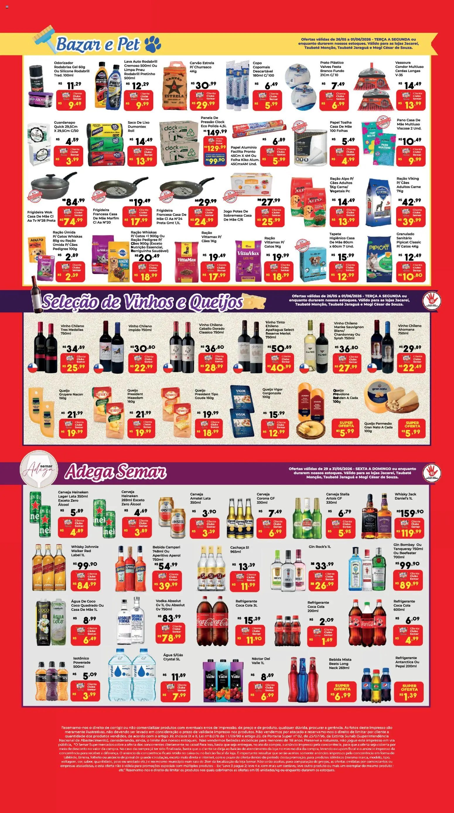Semar Supermercado folheto a partir de 26/05/2026 Semar Supermercado - Ofertas da semana (2026-05-26 - 2026-06-01)