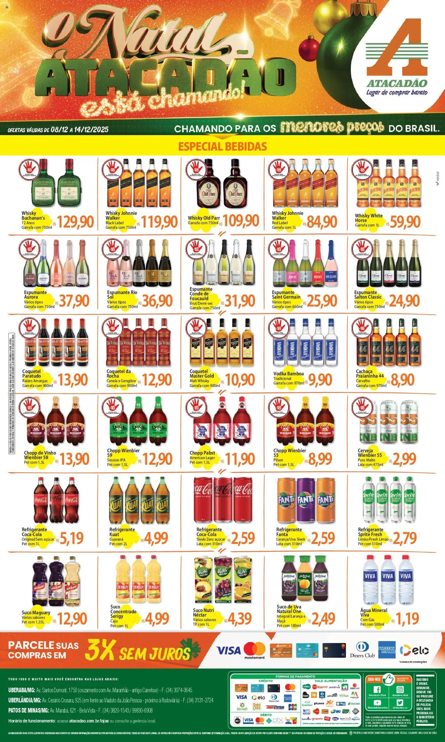 Atacadão folheto a partir de 08/12/2025 Ofertas - MG (2025-12-08 - 2025-12-14)