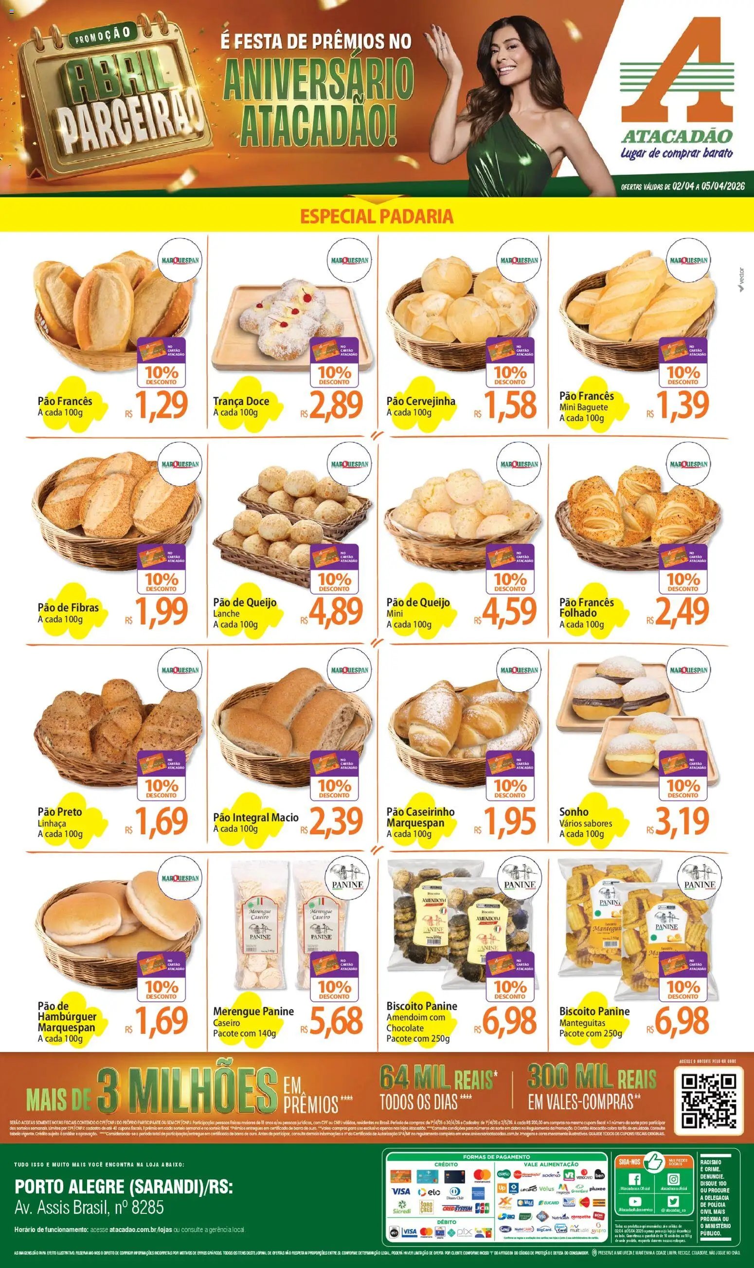 Atacadão folheto a partir de 02/04/2026 Atacadão ofertas - RS (2026-04-02 - 2026-04-05)
