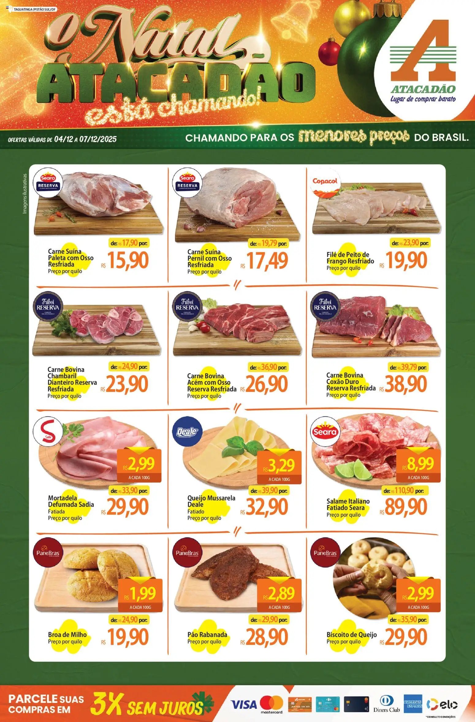 Atacadão folheto a partir de 04/12/2025 Ofertas - DF (2025-12-04 - 2025-12-07)